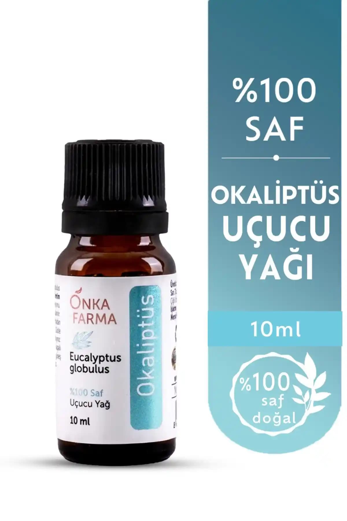 OnkaFarma %100 Saf Okkaliptüs Uçucu Yağı: Doğal Ferahlık ve Solunum Rahatlatıcı Özellikler