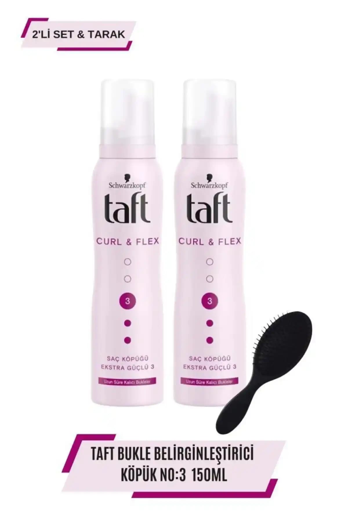 Taft Saç Köpüğü Bukle Belirginleştirici No:3 ve Tarak ile Saç Şekillendirme Rehberi