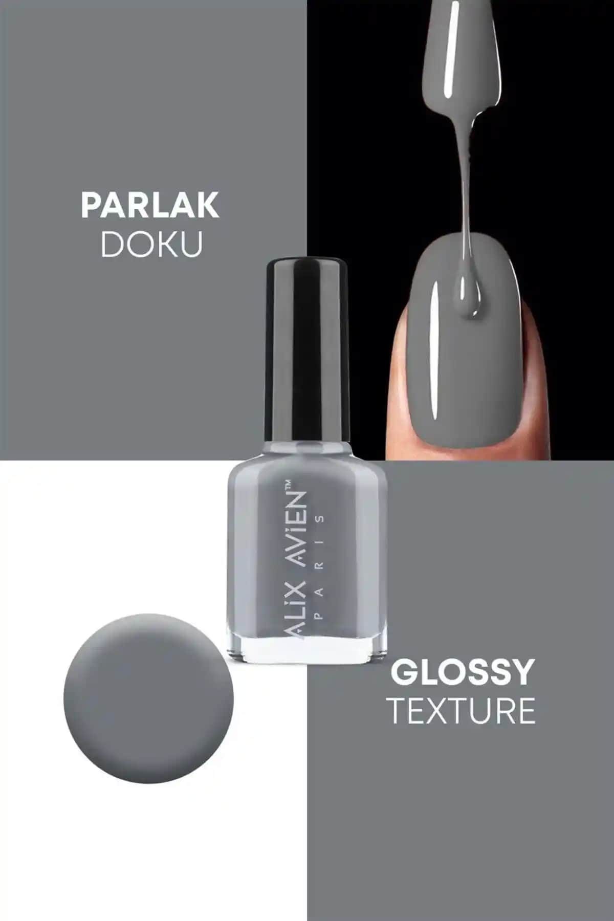 Alix Avien Gri Oje 41 ve Flormar Green Up Oje Karşılaştırması