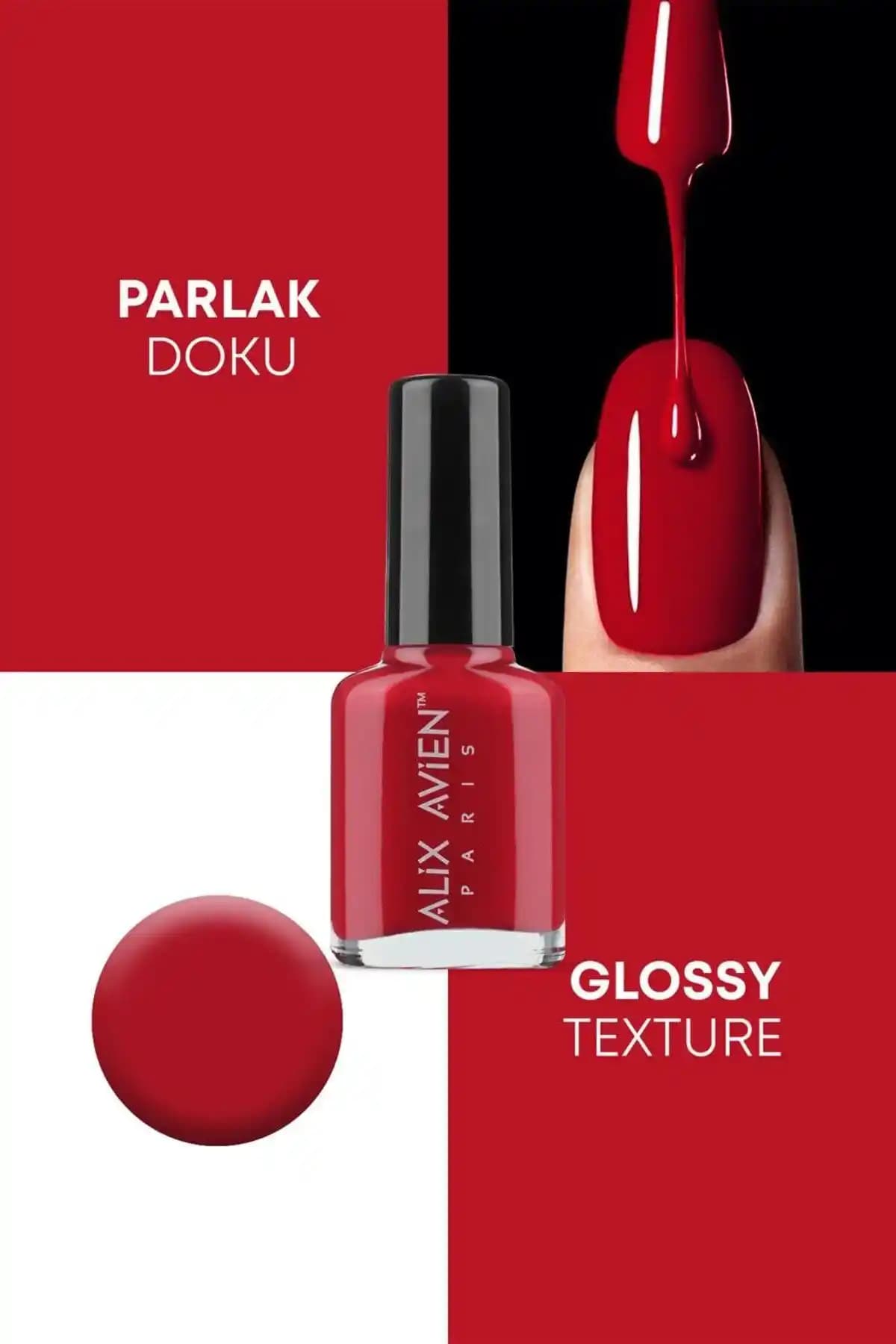 Alix Avien Kırmızı Oje 16: Parlak ve Kalıcı Renkli Tırnaklar İçin Güncel Seçenek