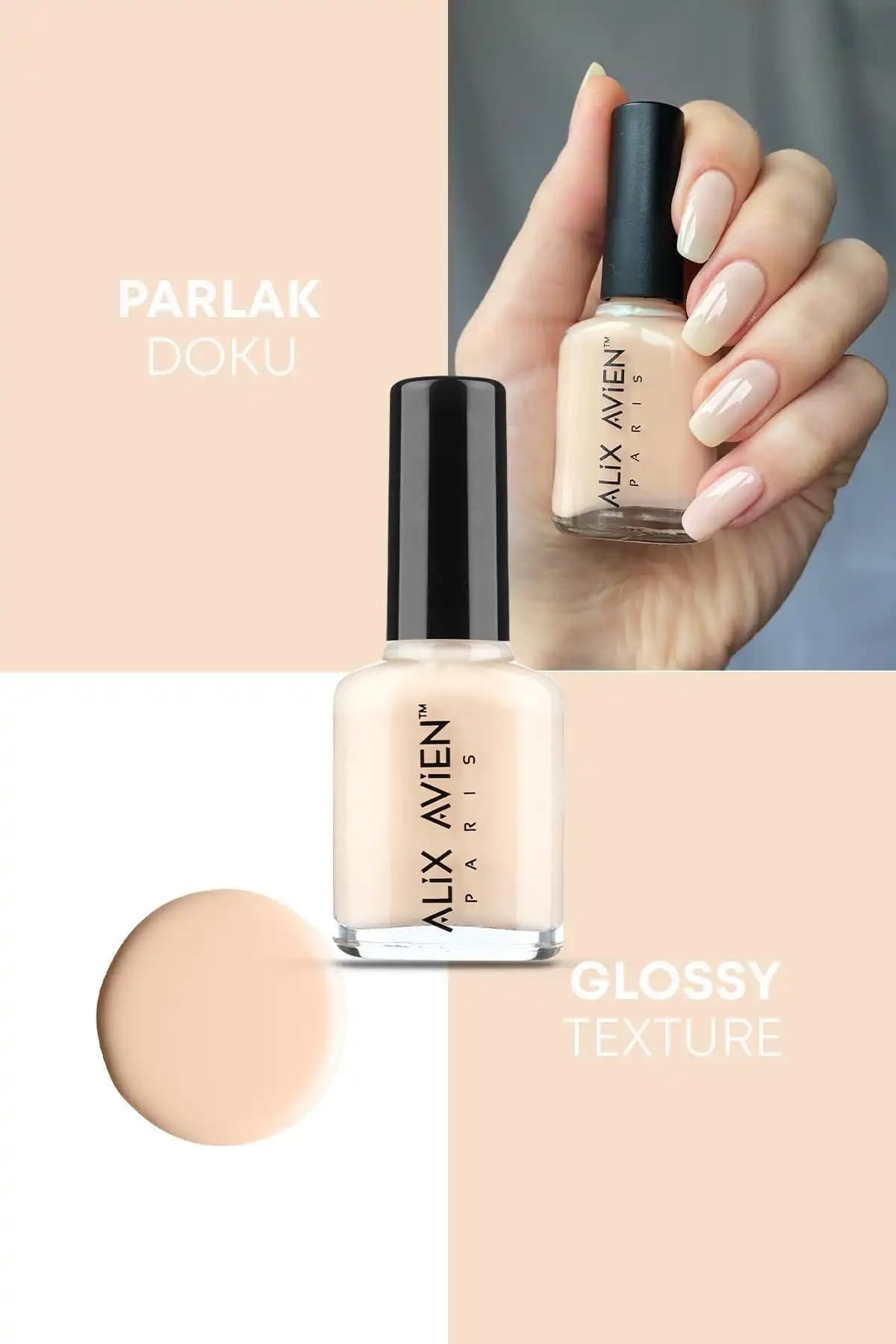 Alix Avien Krem Rengi Oje 06 ve Pastel Oje 343 Karşılaştırması 1