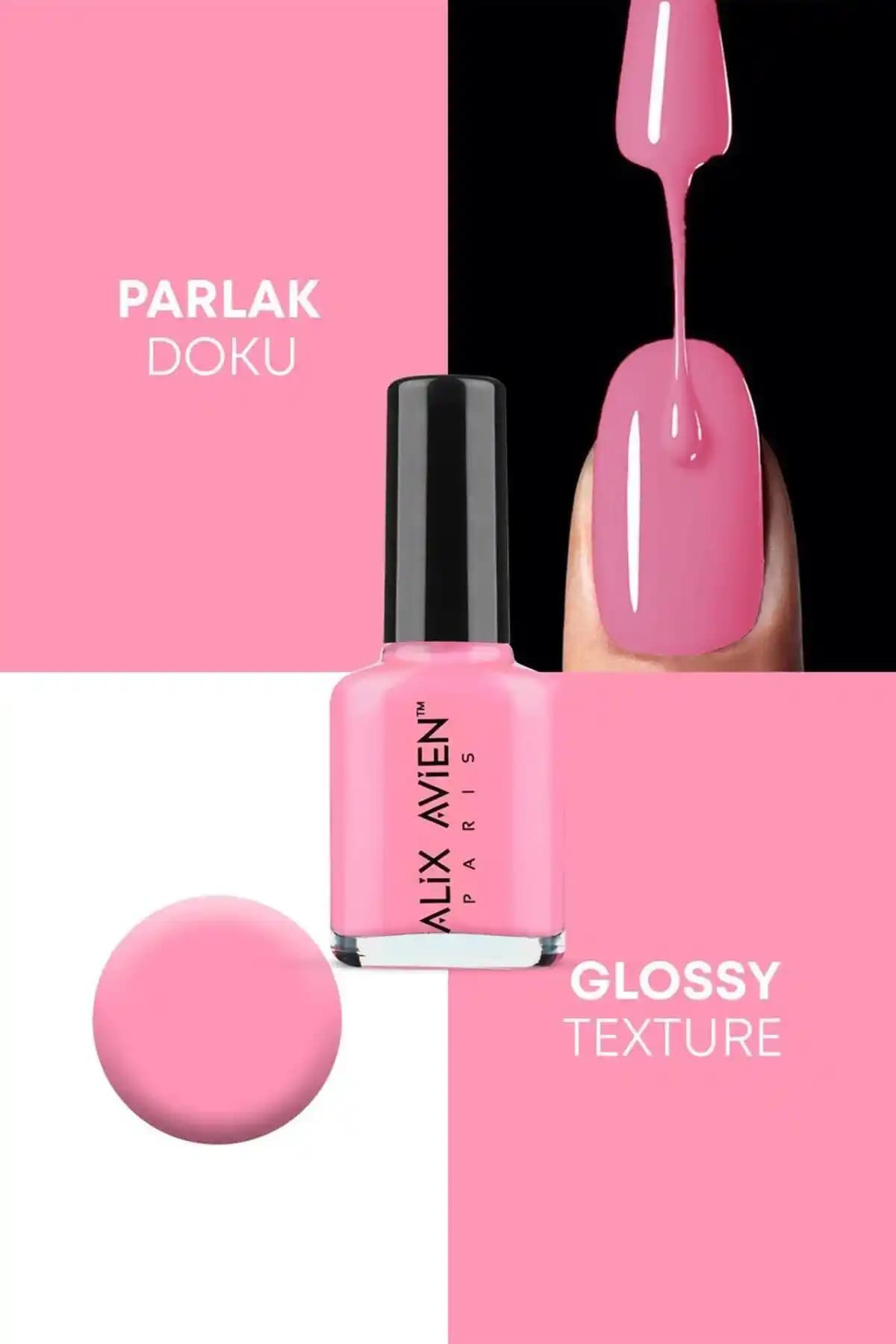 Alix Avien Pembe Oje ve Şeker Pembe Ürünleri Karşılaştırması