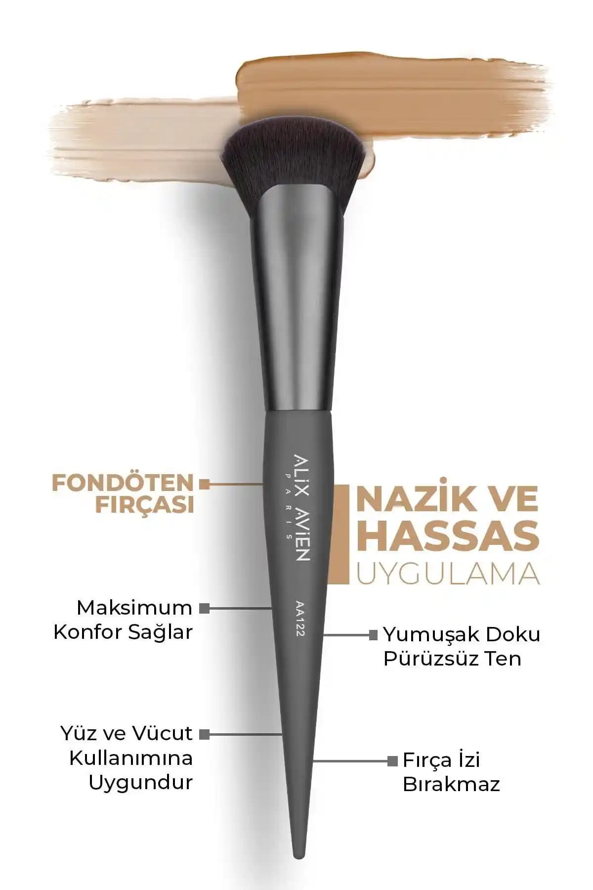 Alix Avien ve Nascita Bronzy Glow Fondöten Fırçaları Karşılaştırması ve Kullanım Önerileri