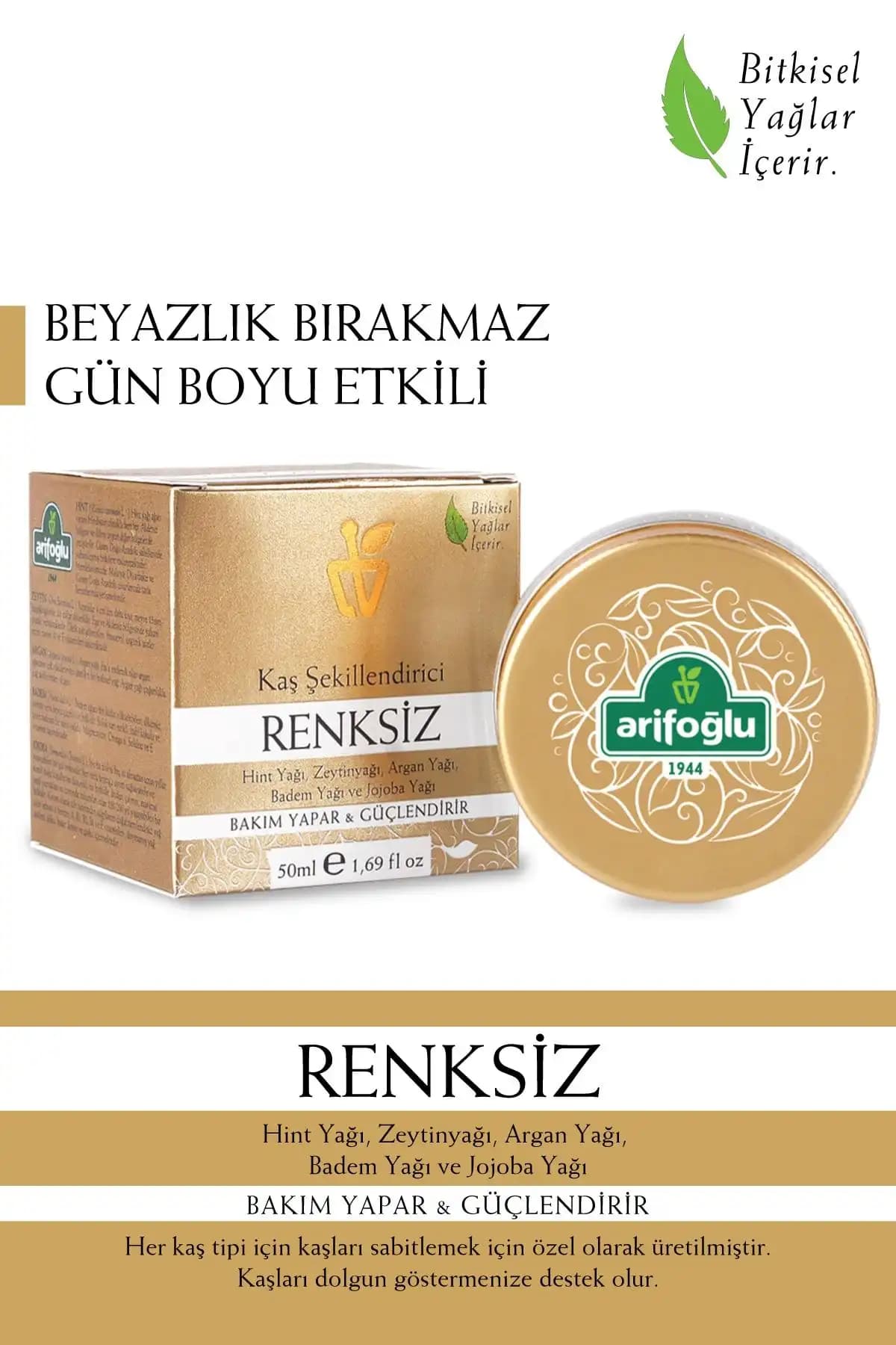 Arifoğlu Kaş Şekillendirici Karşılaştırması: Kahve Rengi ve Renksiz Seçenekler 2