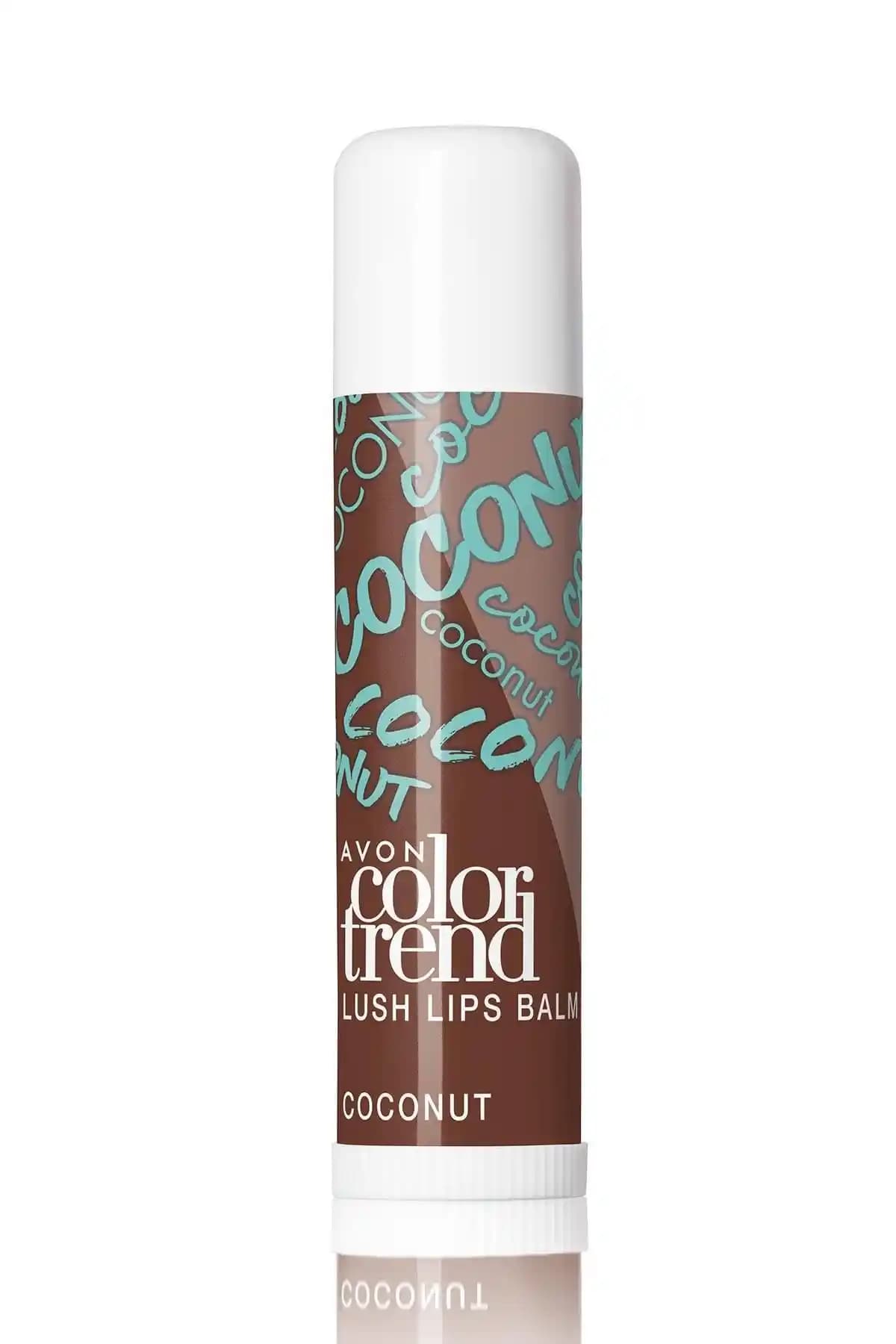 Avon Color Trend Lush Dudak Balmı Coconut ile Doğal Parlaklık ve Nem Sağlayan Dudak Bakımı