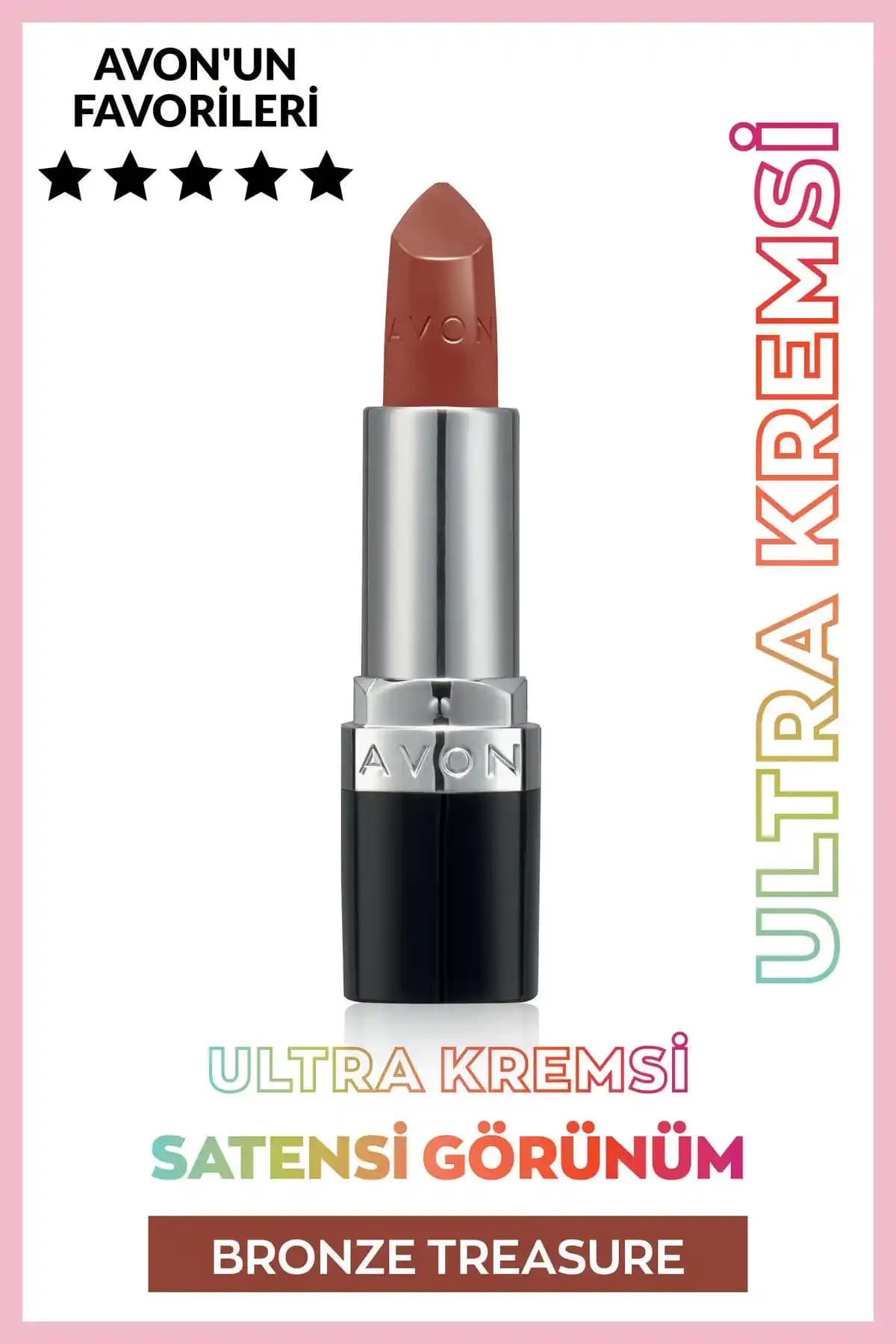 Avon Ultra Kremsi Ruj Bronze Treasure: Doğal ve Işıltılı Dudaklar İçin Günlük Kullanım Favorisi