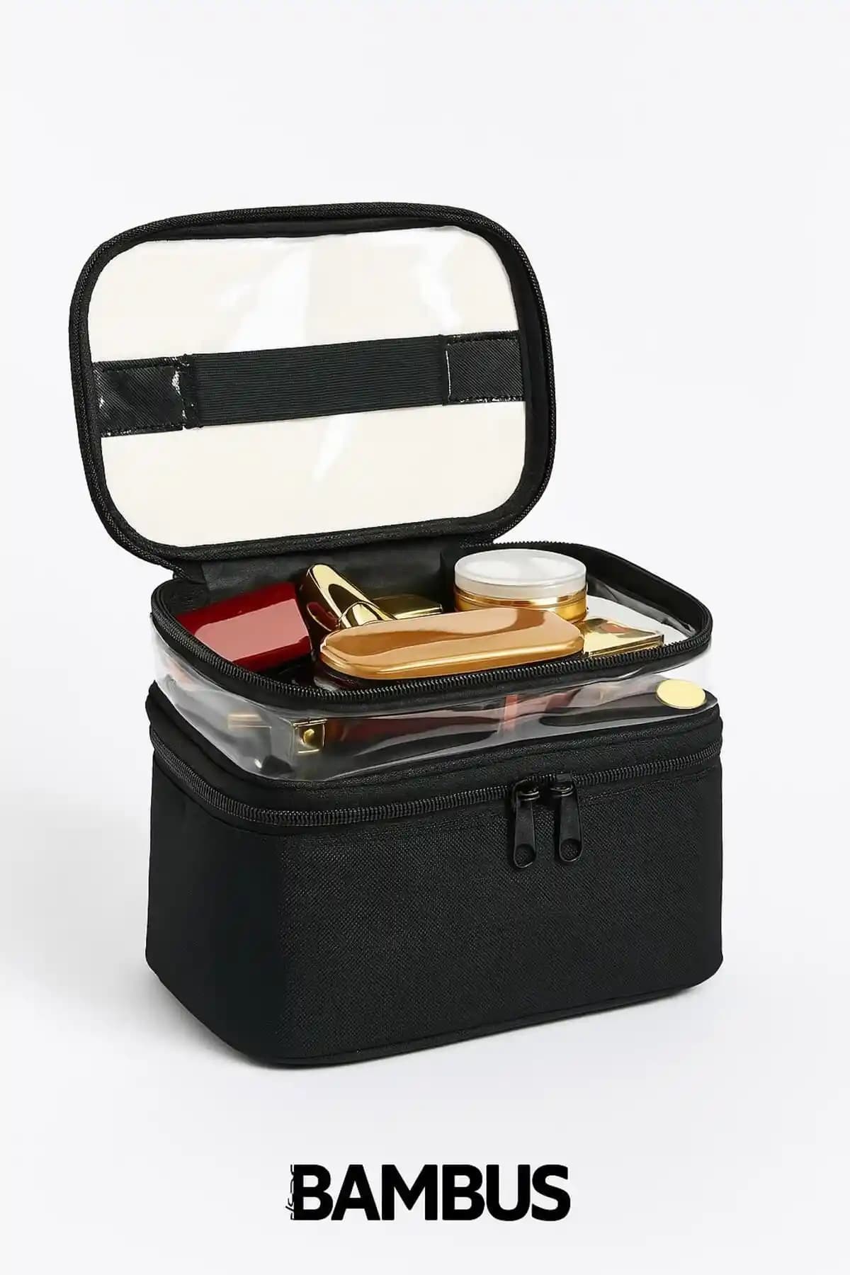 Bambus Home Kadın Makyaj Çantası: Şık ve İşlevsel Seyahat Organizeri