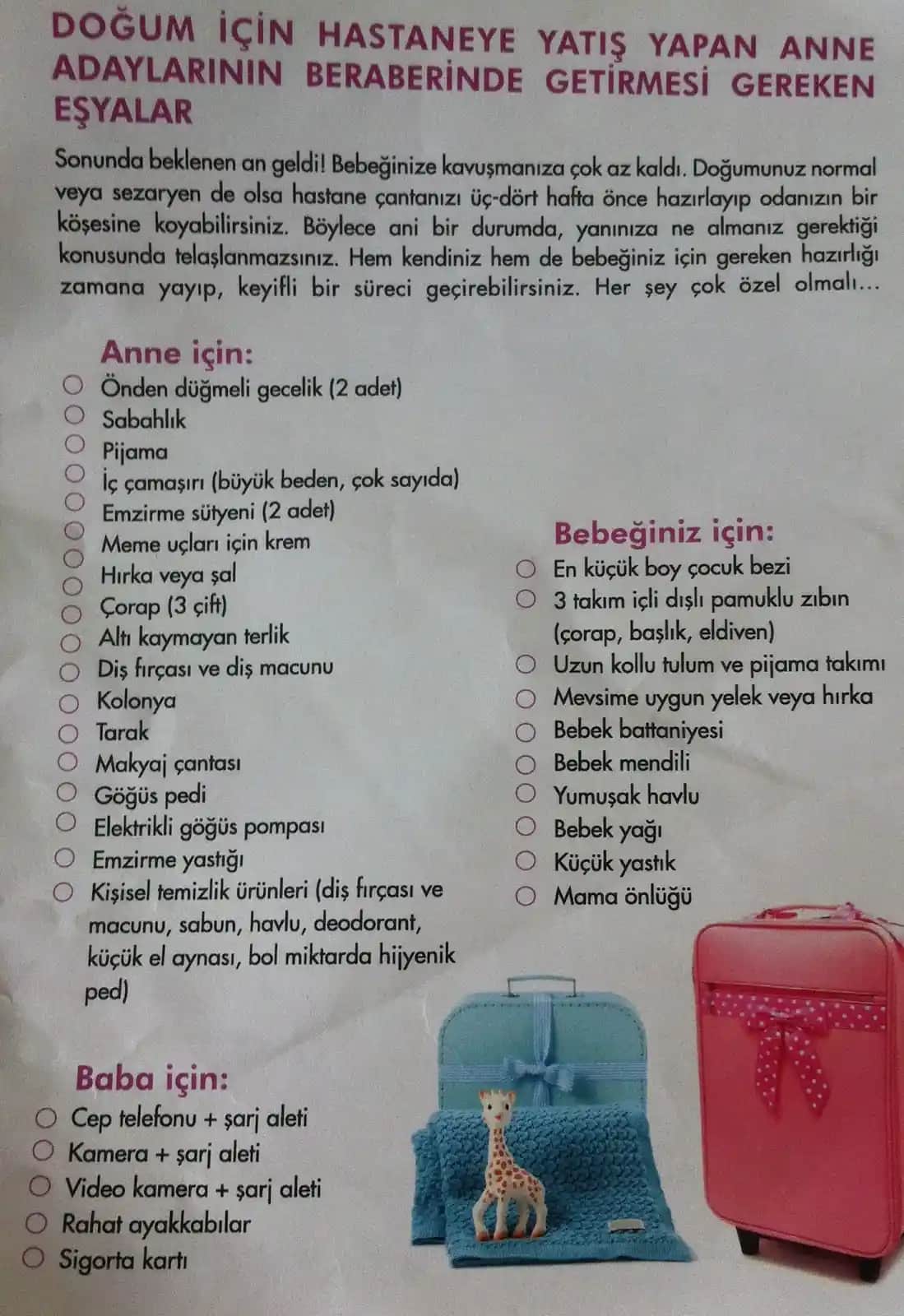 Bebek Hastane Çantası Hazırlarken Bilmeniz Gerekenler ve En İyi İpuçları