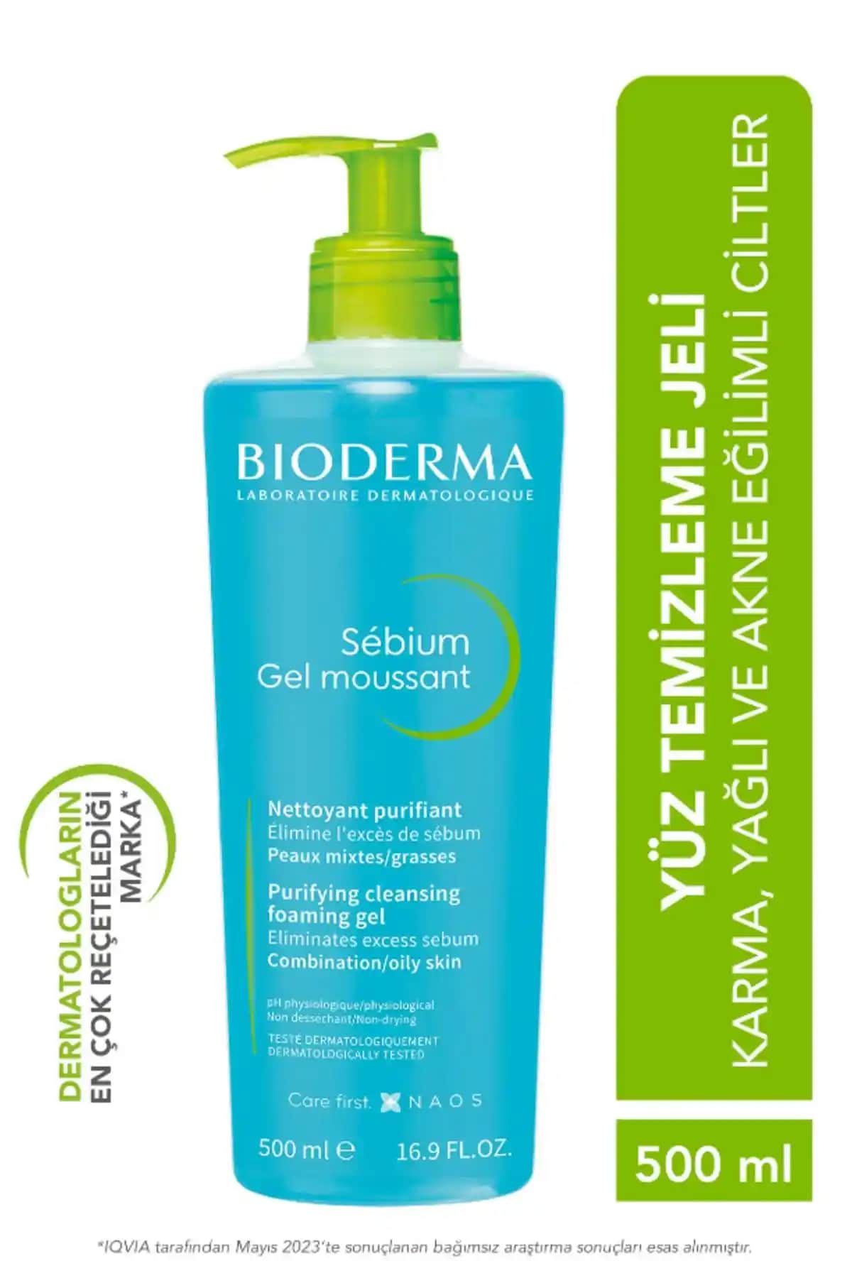 Bioderma Karma Ciltler İçin Yüz Yıkama Jeli: Sebum Dengeleyici ve Hassas Cilt Dostu Ürün