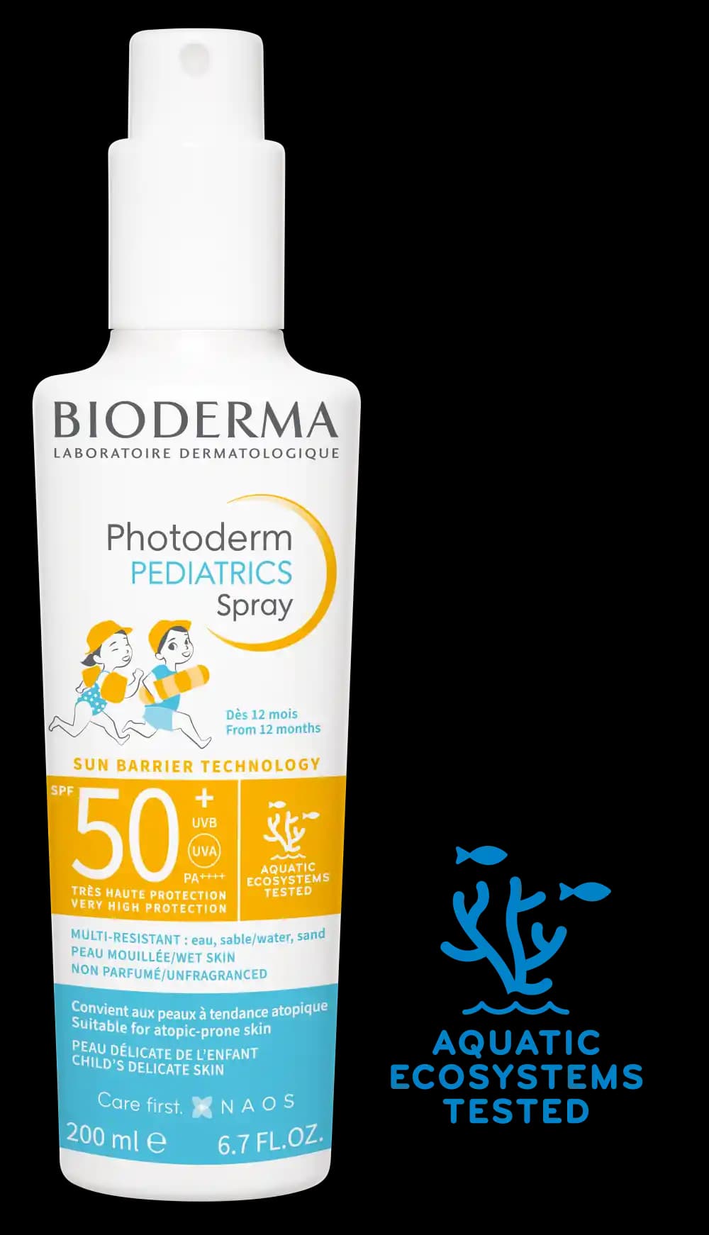 Bioderma Photoderm Pediatrics Sprey SPF50+ 200 ml çocuklar için yüksek koruma güneş kremi