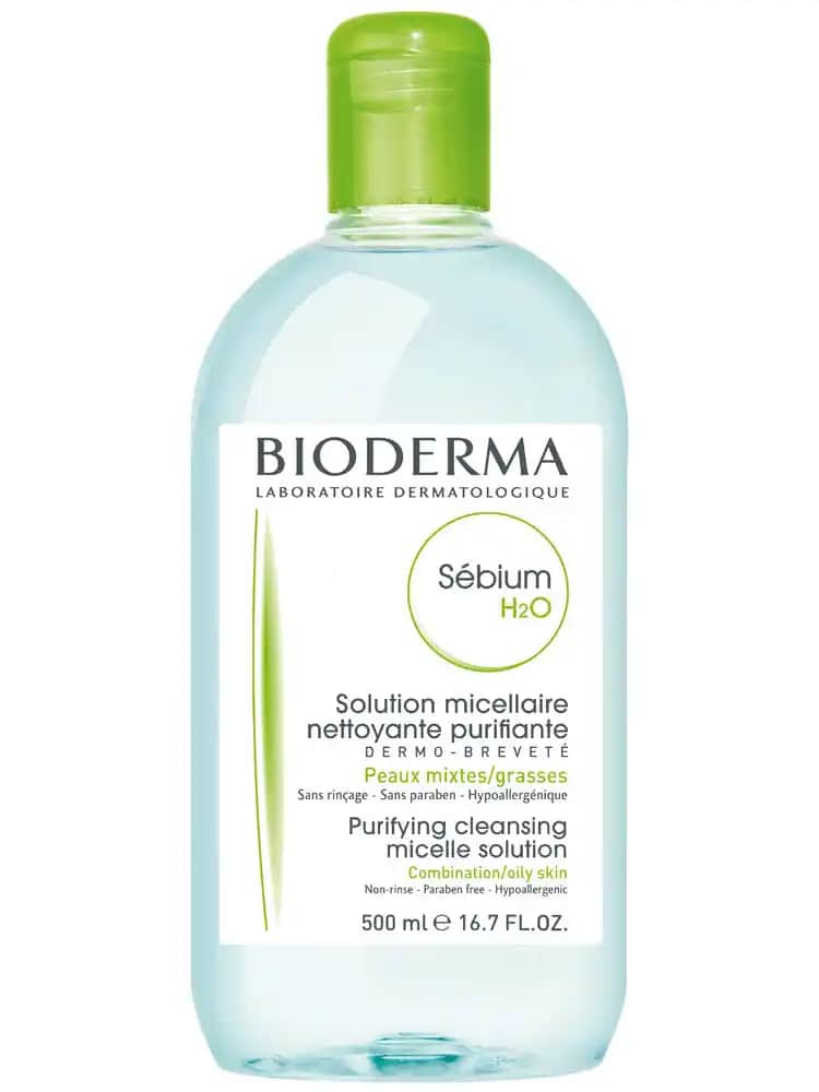 Bioderma Sébium H2O 500 ml Yağlı ve Karma Ciltler İçin Nazik Temizleme Çözümü