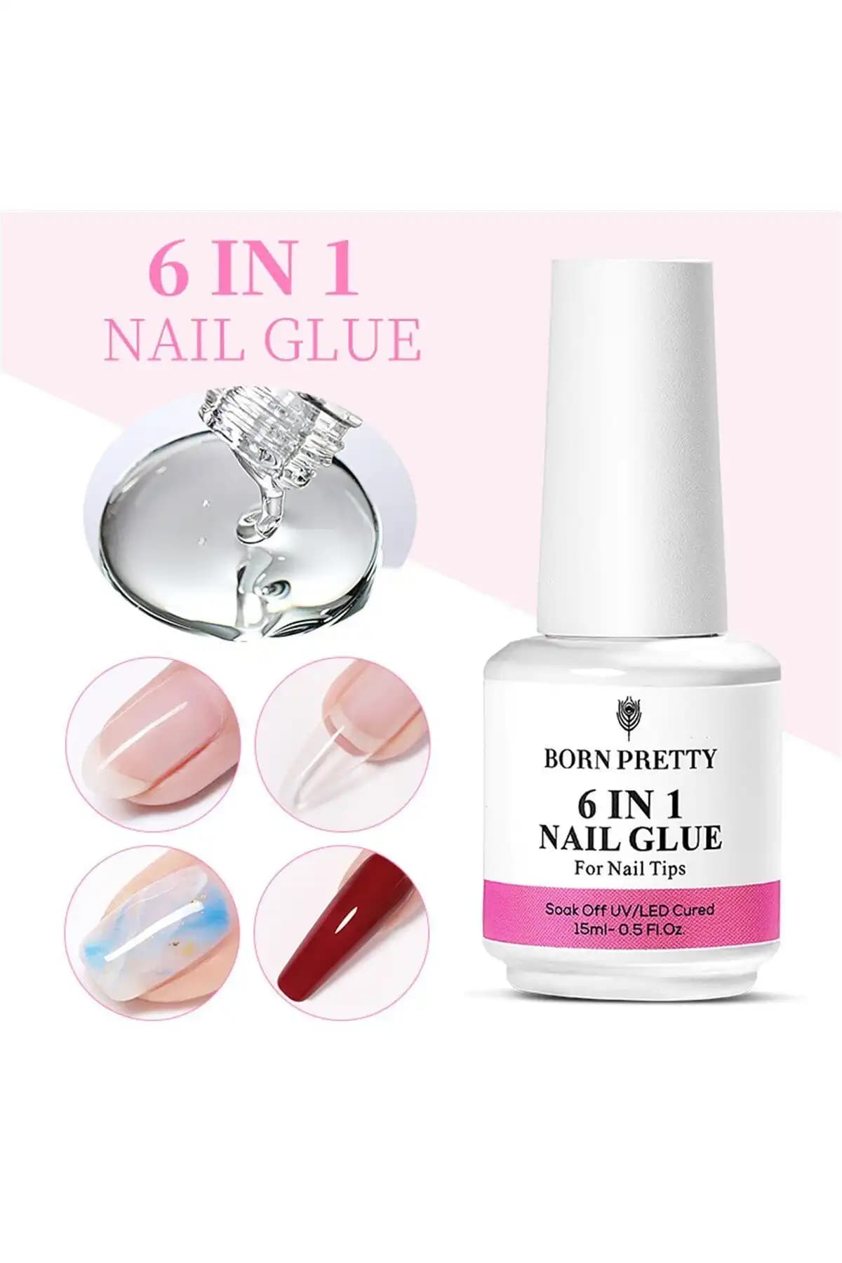 Born Pretty 6 In 1 Nail Glue ve URSUGAR Builder Jel Karşılaştırması 1