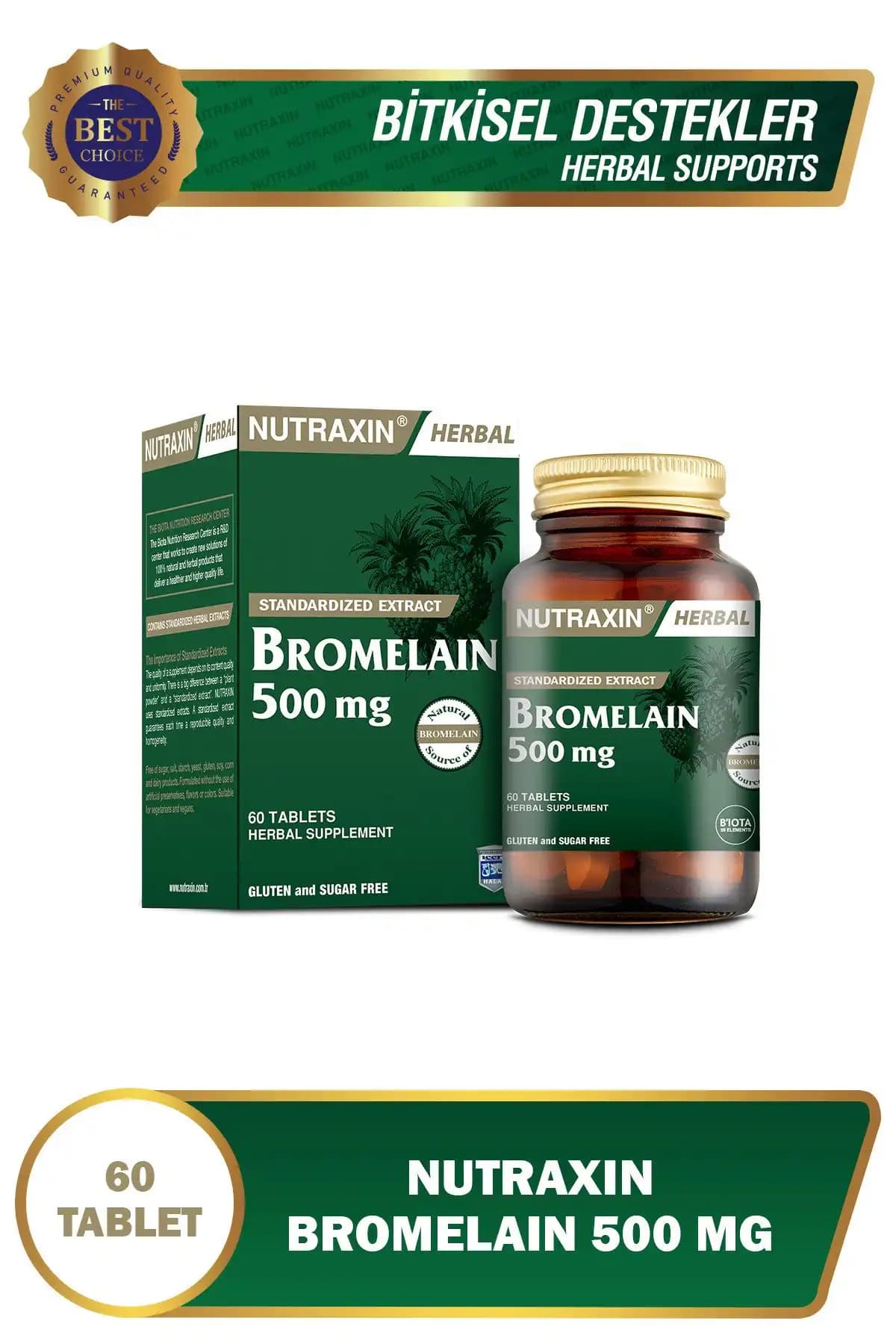 Bromelain 500 mg Nutraxin: Kozmetik ve Sağlıkta Çok Yönlü Faydaları ve Kullanım Alanları
