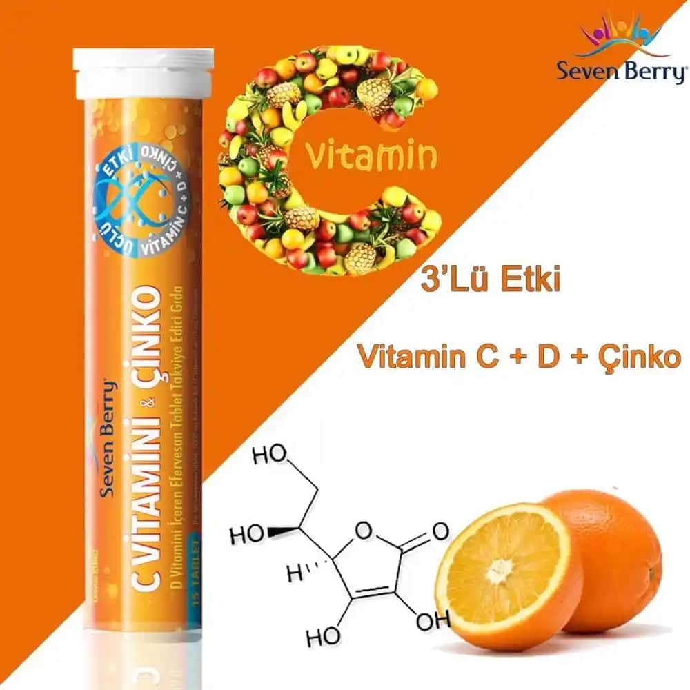 C Vitamini ve Çinko: Cilt Sağlığı ve Bağışıklık İçin Güçlü Bir Kombinasyon