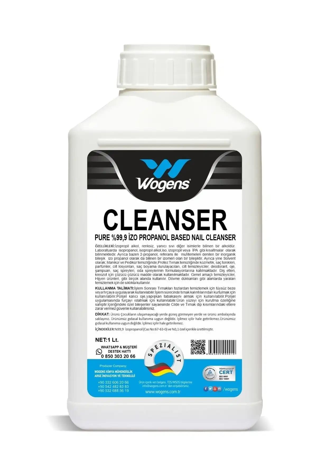 CLEANSER Plus ve Wogens Tırnak Temizleme Solüsyonu Karşılaştırması 2