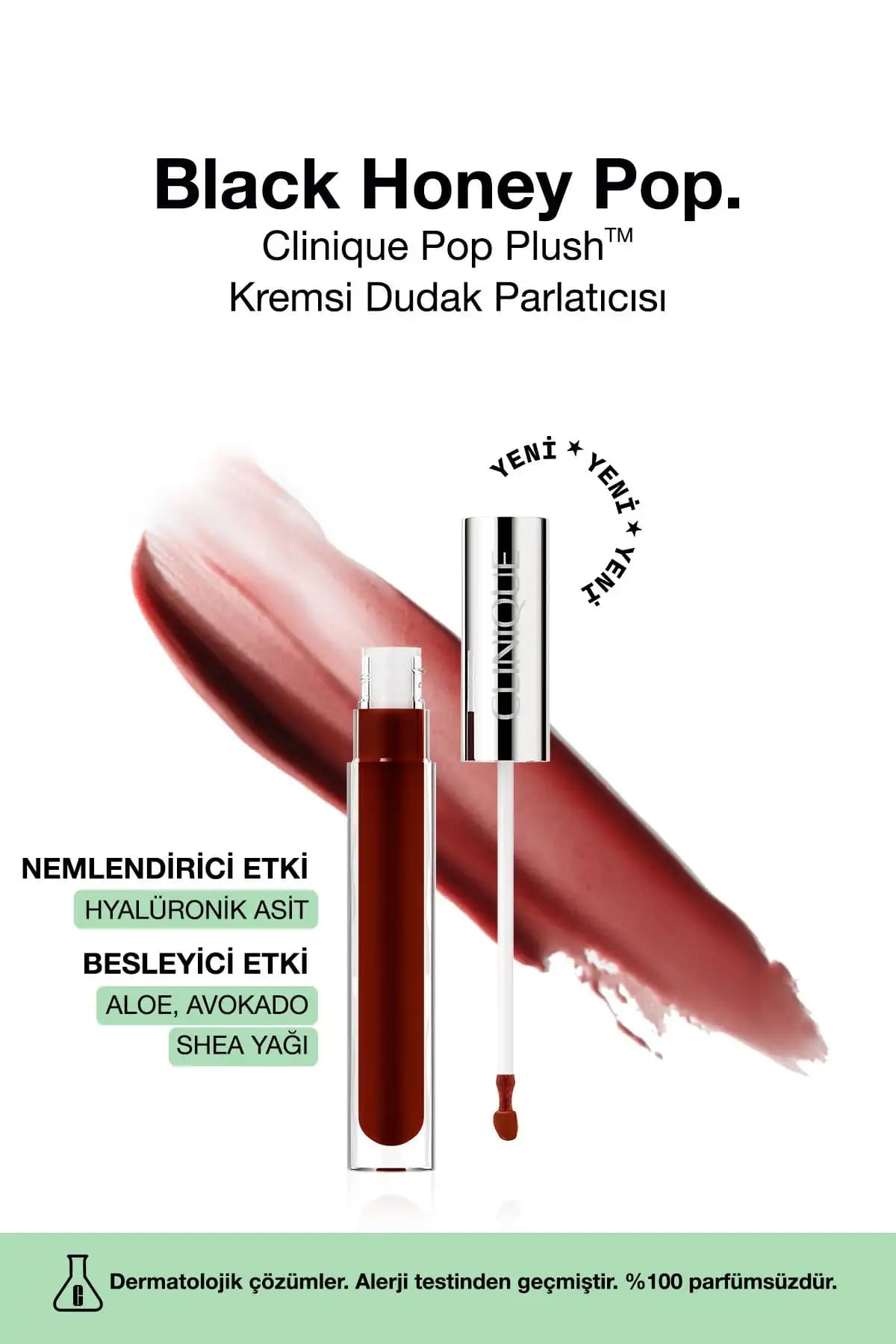 Clinique Pop Plush Dudak Parlatıcısı: Nemli ve Parlak Dudaklar İçin Uygun Seçenek