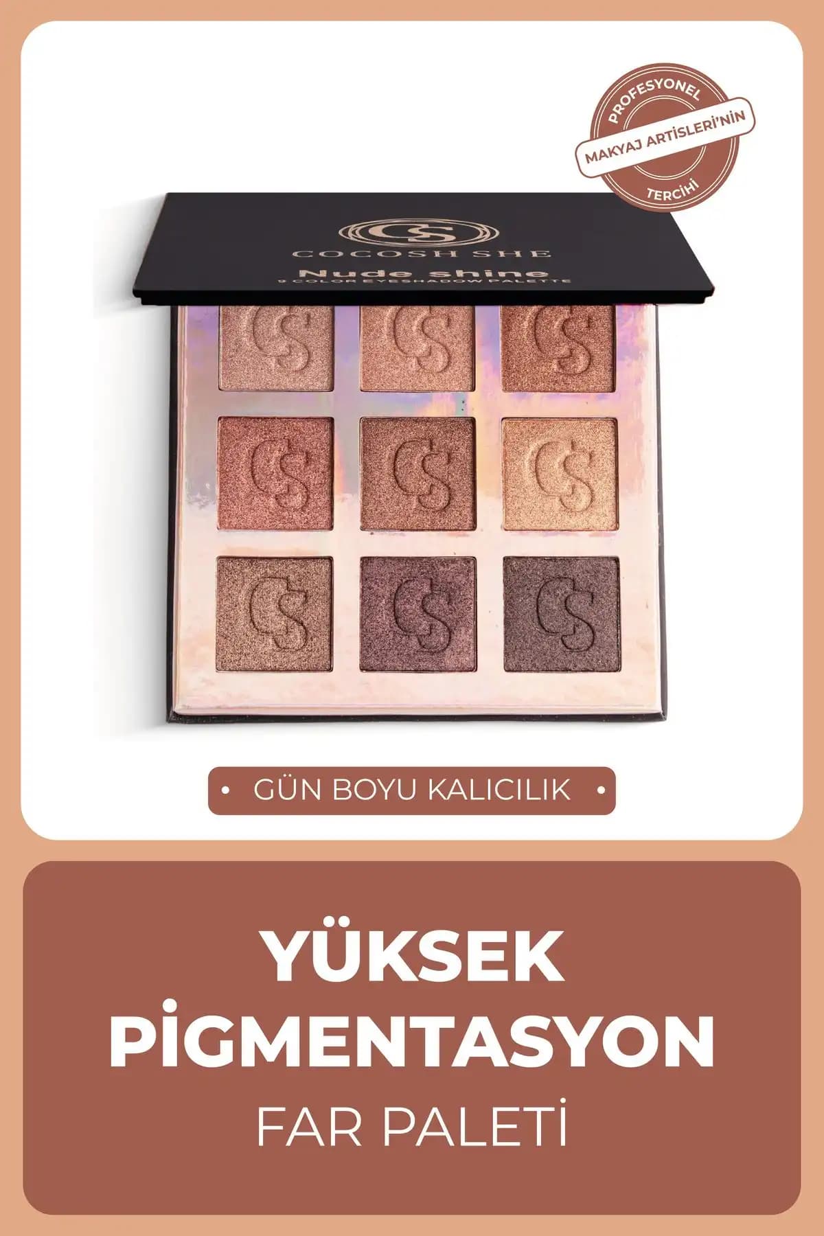 Cocosh She Nude Shine ve lykd 9'lu Far Paletleri Karşılaştırması 1