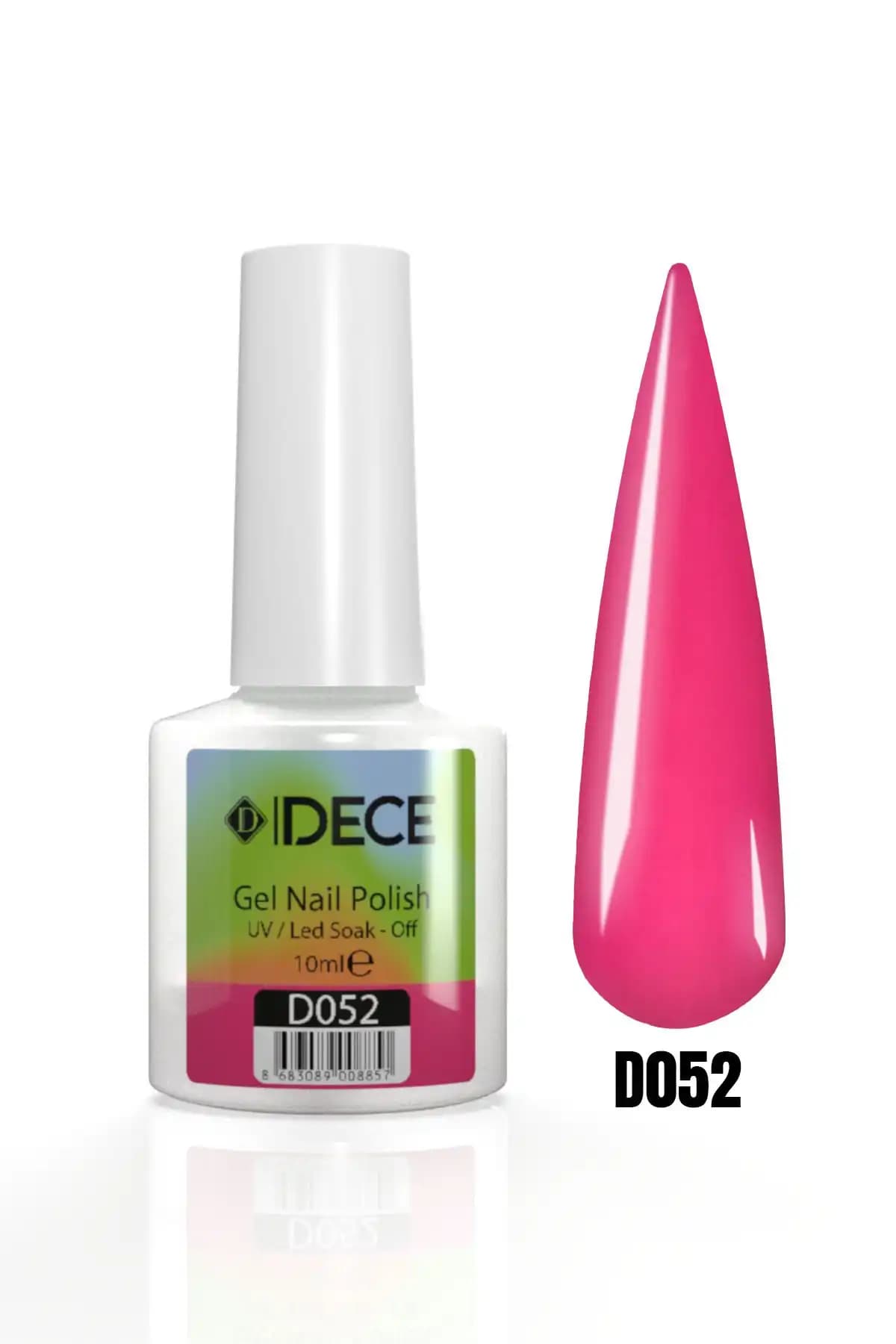 D Dece Kalıcı Oje UV LED Pembe 10ml - Uzun Süre Dayanıklı ve Parlak Tırnaklar