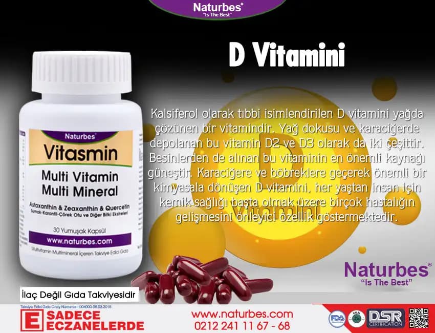 D Vitamini Takviyeleri ve Kozmetik Sektöründeki Yeri Analizi