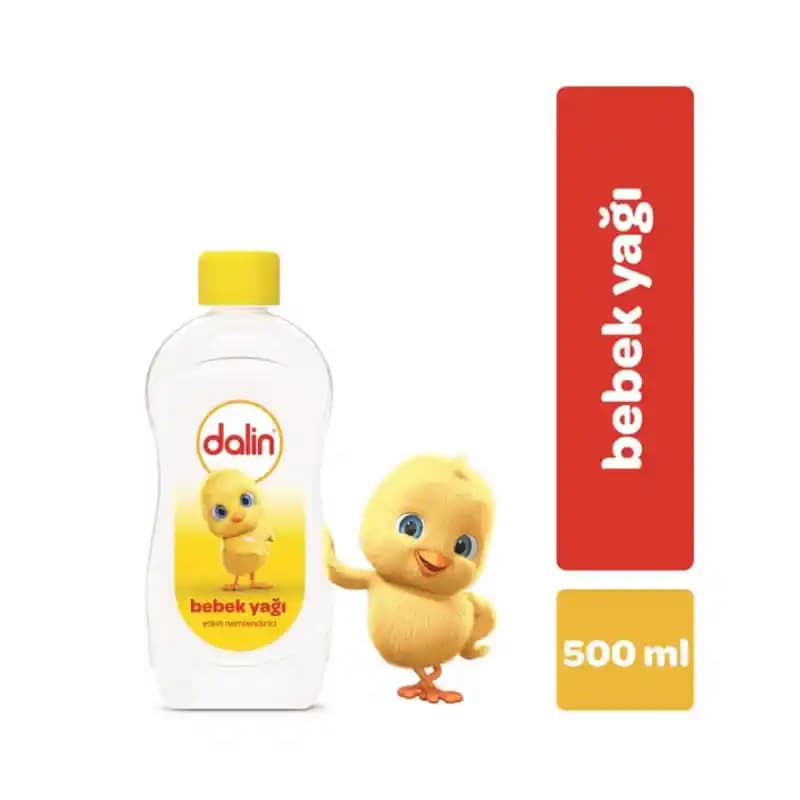 Dalin 500 ml Bebek Yağı: Hassas Ciltler İçin Güvenilir ve Çok Amaçlı Nemlendirme Çözümü