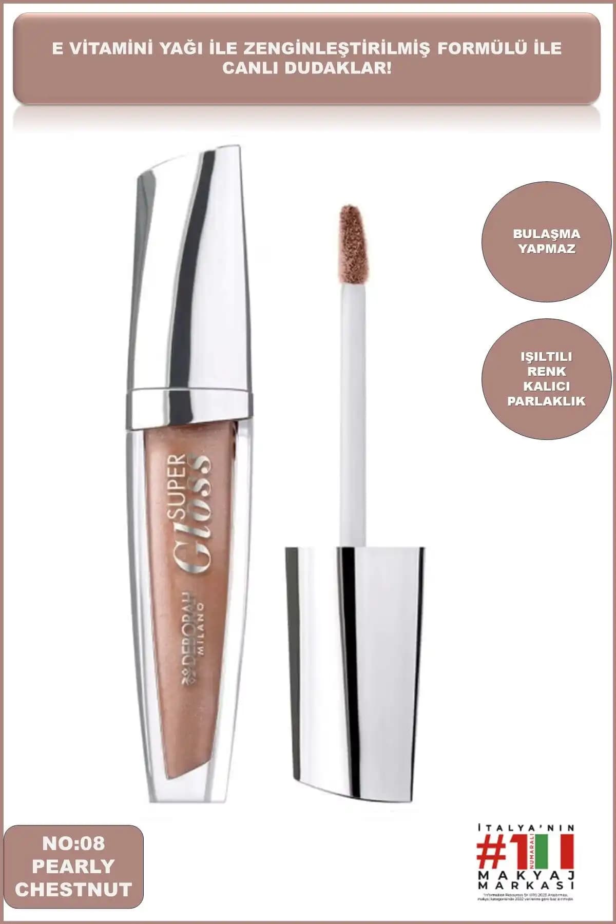 Deborah Milano Pearly Chestnut ve Milano Pearly Cherry Dudak Parlatıcılarının Karşılaştırması 1