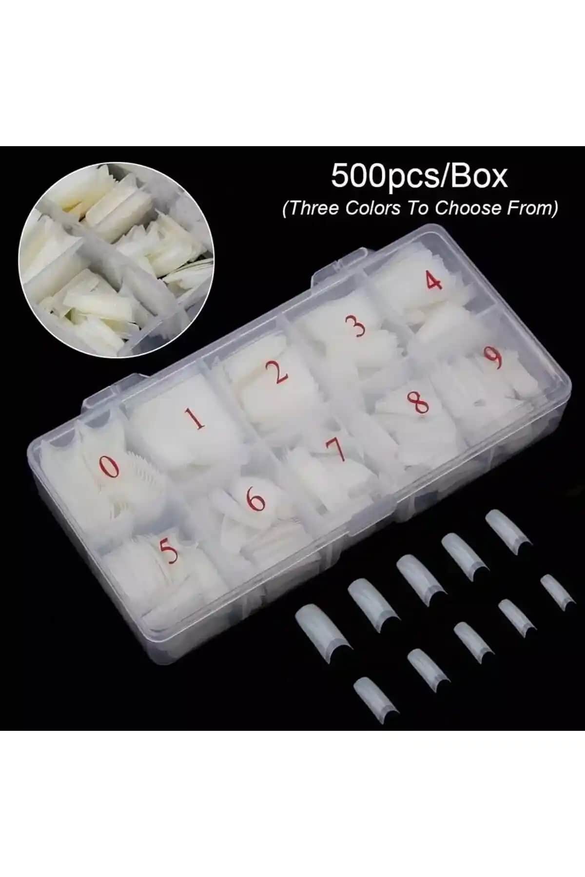 ELLEA NAIL ve MOZIUR 500'lü Tırnak Tipsleri Karşılaştırması ve Kullanım Özellikleri