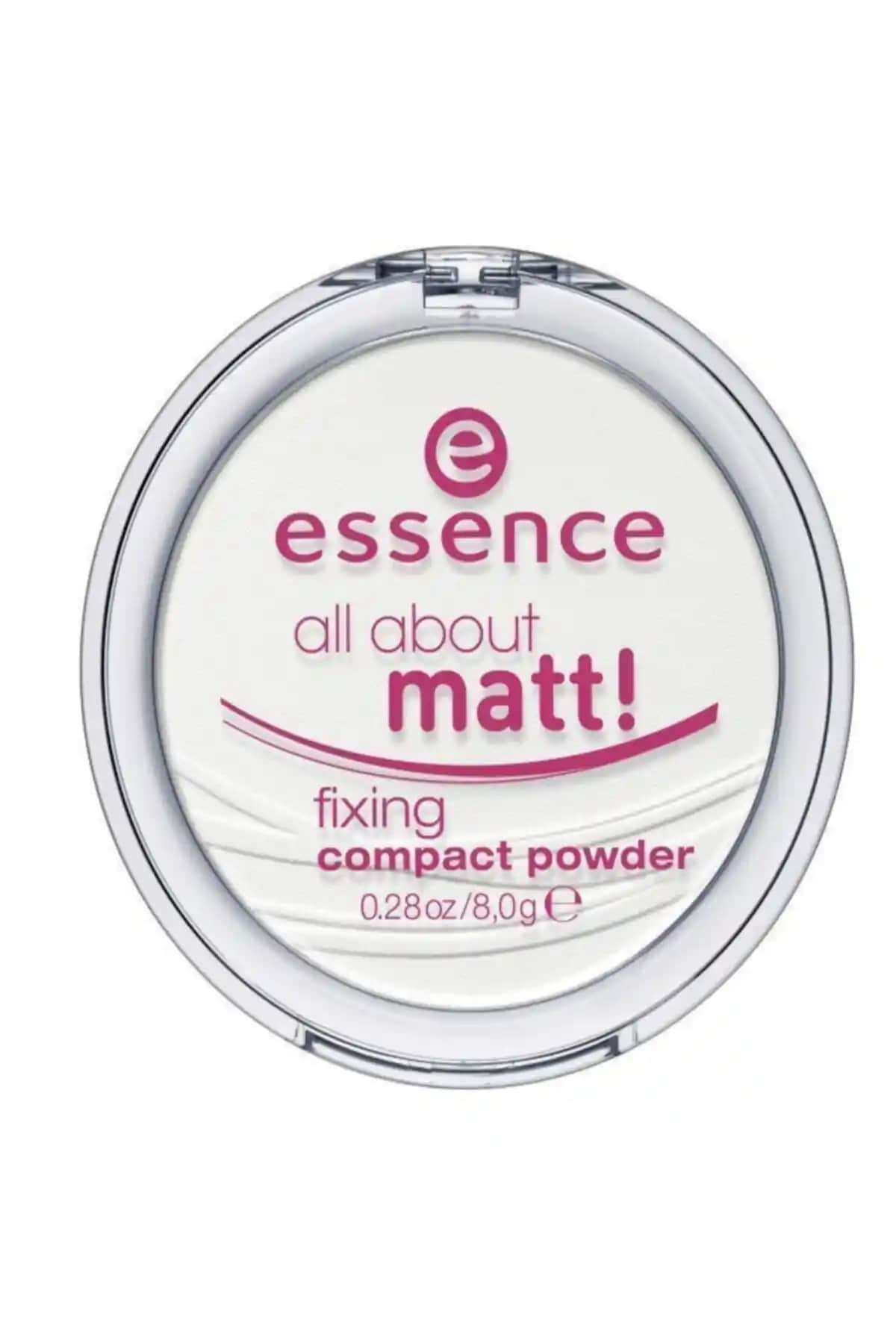 Essence All About Matt Fixing Kompakt Pudra ile Gün Boyu Mat ve Doğal Makyaj Sağlama