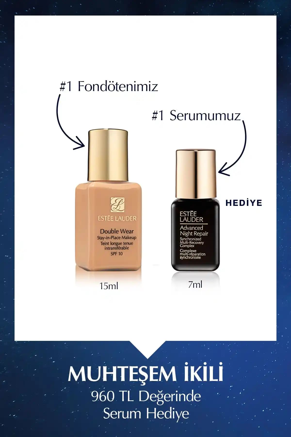 Estée Lauder Double Wear SPF10: Uzun Süre Dayanıklı ve Doğal Görünüm Sağlayan Fondöten