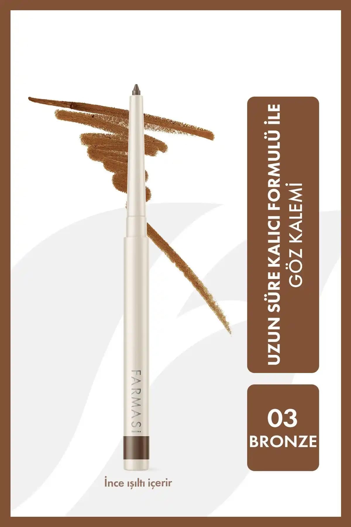 Farmasi Asansörlü Göz Kalemi 03 Bronze ile Golden Rose Dream Eyes Renkli Eyeliner Karşılaştırması