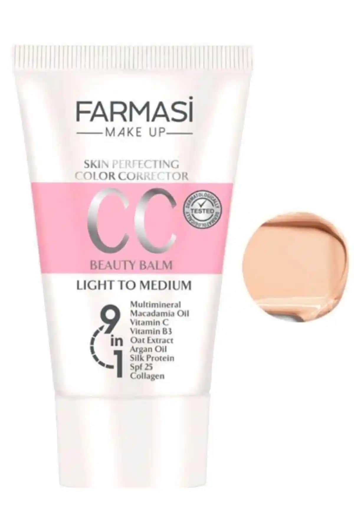 Farmasi CC Krem Açıktan Ortaya 50 ml - Günlük Kullanım İçin Cilt Uygun Makyaj Ürünü
