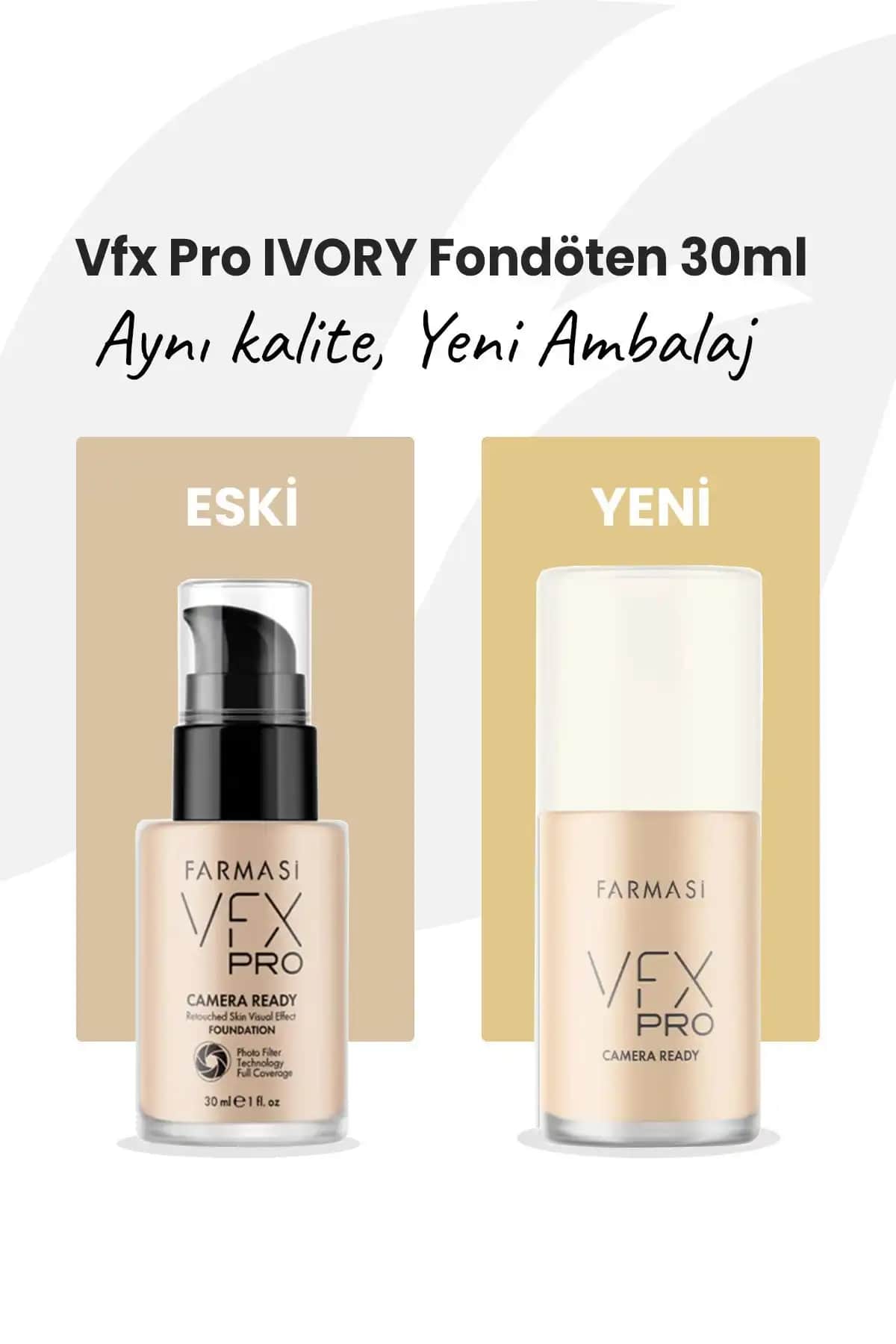 2025'te Farmasi Vfx Pro Fondöten Ivory ile Kusursuz Cilt Görünümü