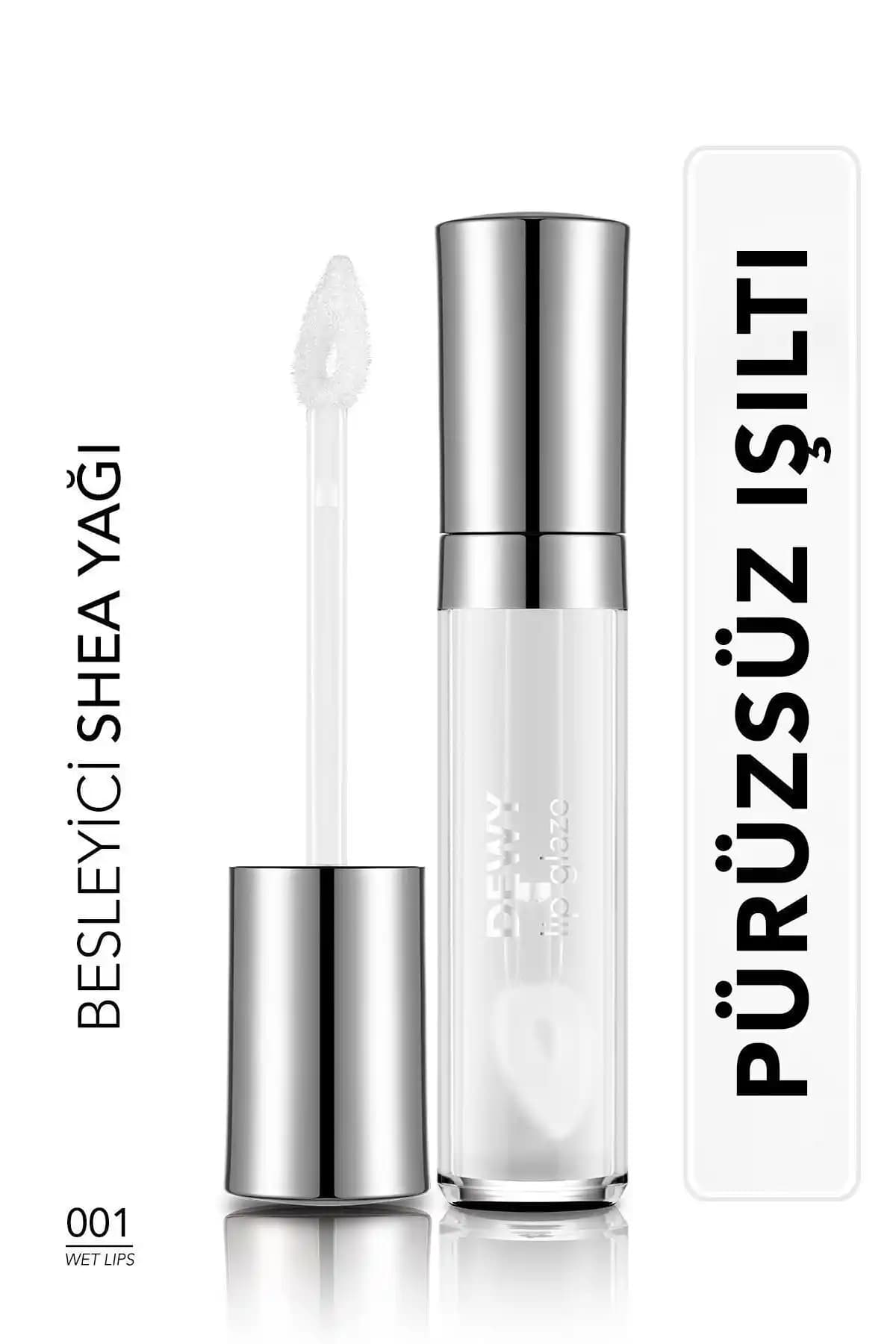 Flormar Dewy Lip Glaze Karşılaştırması: 001 Wet Lips ve 027 Perfect Moments Ürünleri