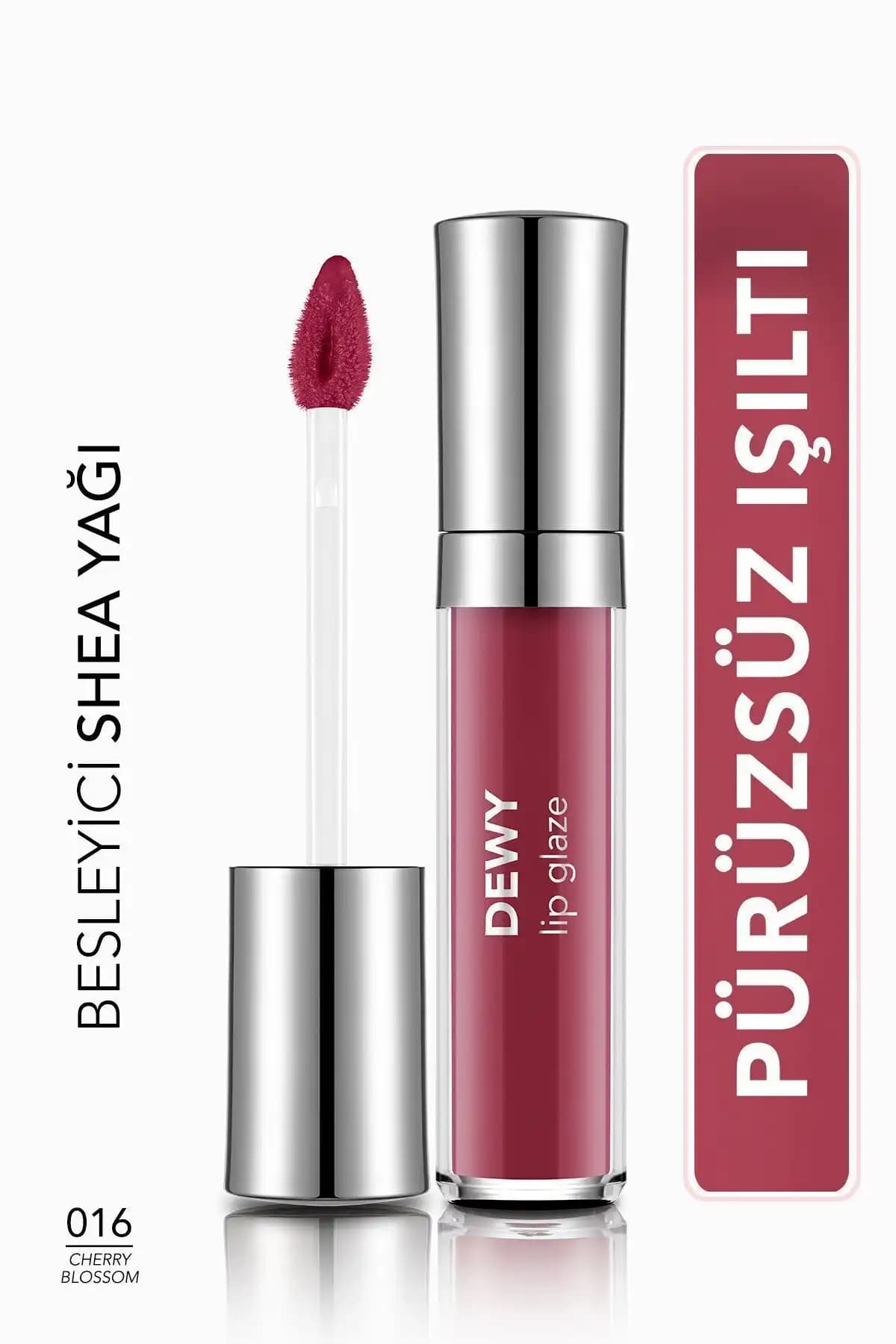 Flormar Dewy Lip Glaze Karşılaştırması: Wet Lips ve Cherry Blossom Dudak Parlatıcıları 2