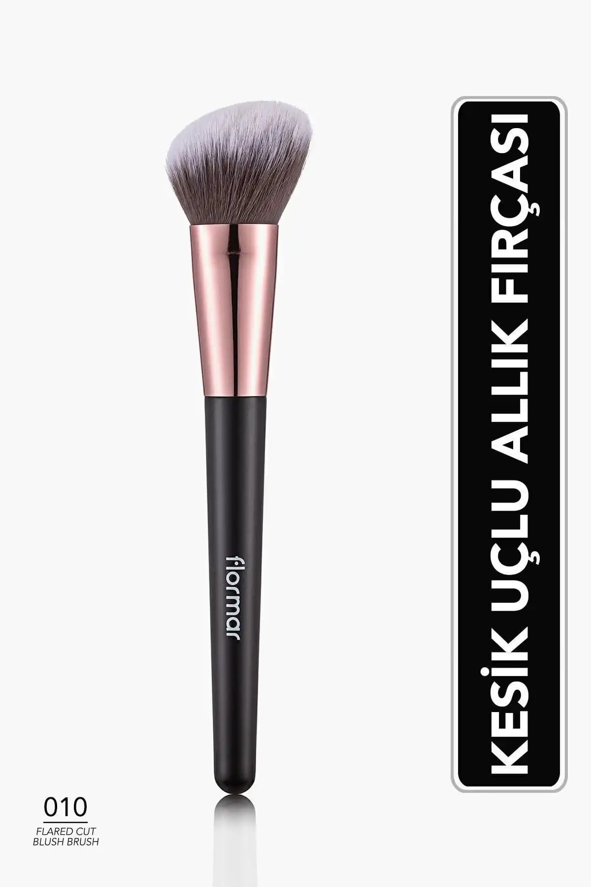 Flormar Flared Cut Blush Brush ve MUJGAN Bombeyli Gold Allık Fırçası Karşılaştırması 1
