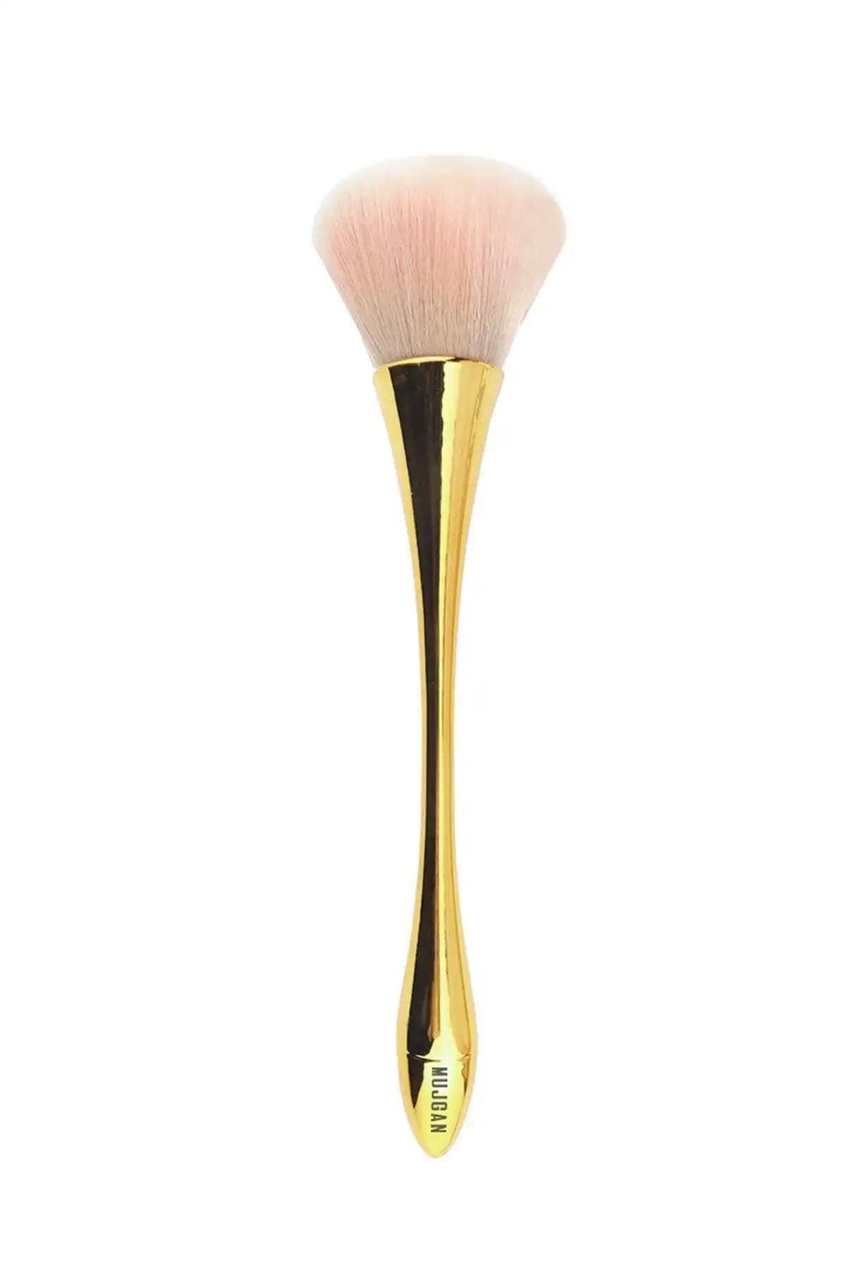 Flormar Flared Cut Blush Brush ve MUJGAN Bombeyli Gold Allık Fırçası Karşılaştırması 2