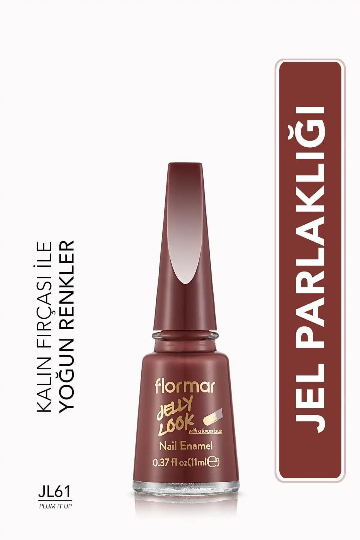 Flormar Jel Görünümlü Parlak Oje ve Cherry Pop Kırmızı Oje Karşılaştırması 1
