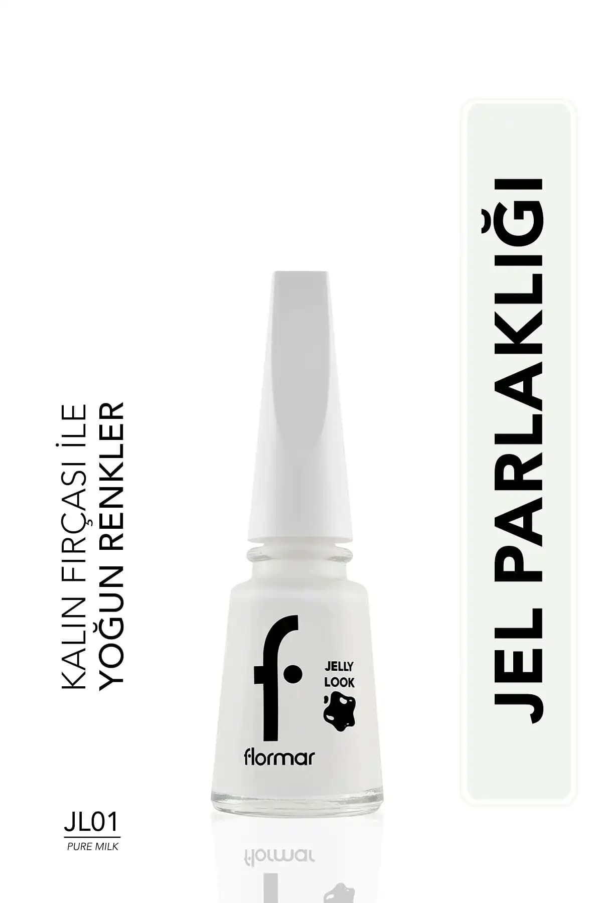 Flormar Jel Görünümlü Parlak Oje ve Saf Süt Renkli Oje Karşılaştırması 2