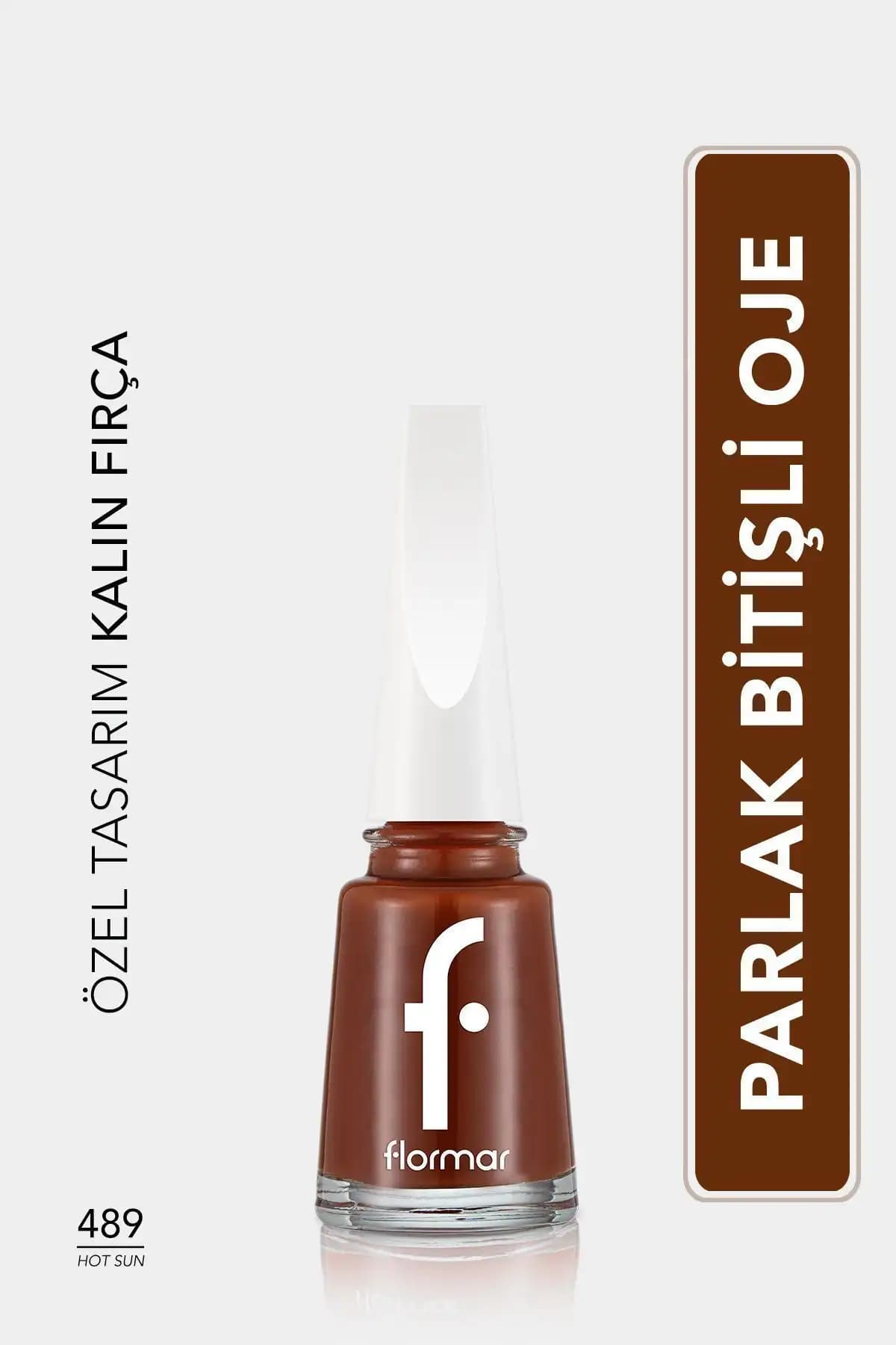 Flormar Jel Görünümlü ve Klasik Parlak Bitişli Oje Karşılaştırması 2