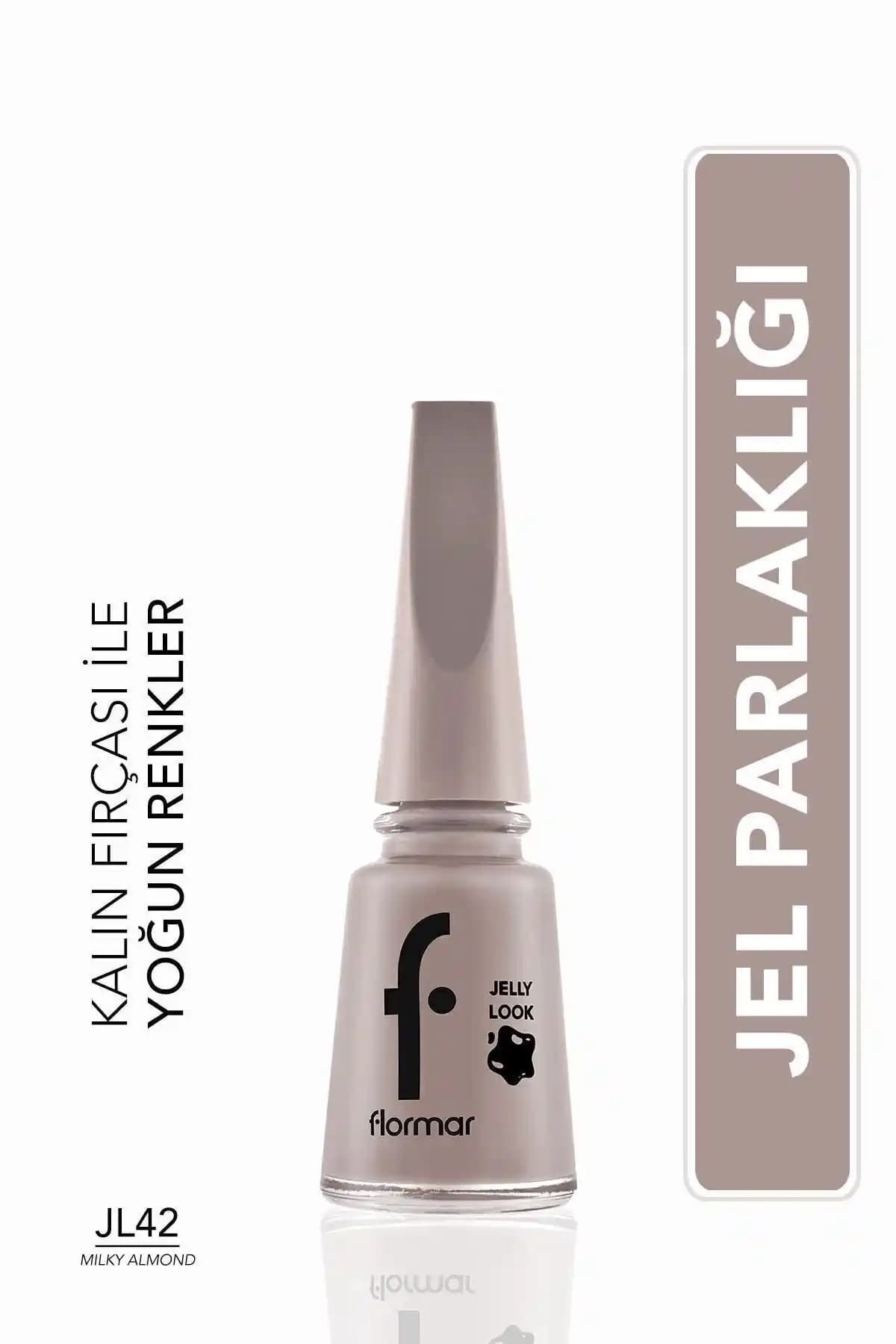 Flormar Jelly Look Milky Almond 42 ve L5 Oje Karşılaştırması