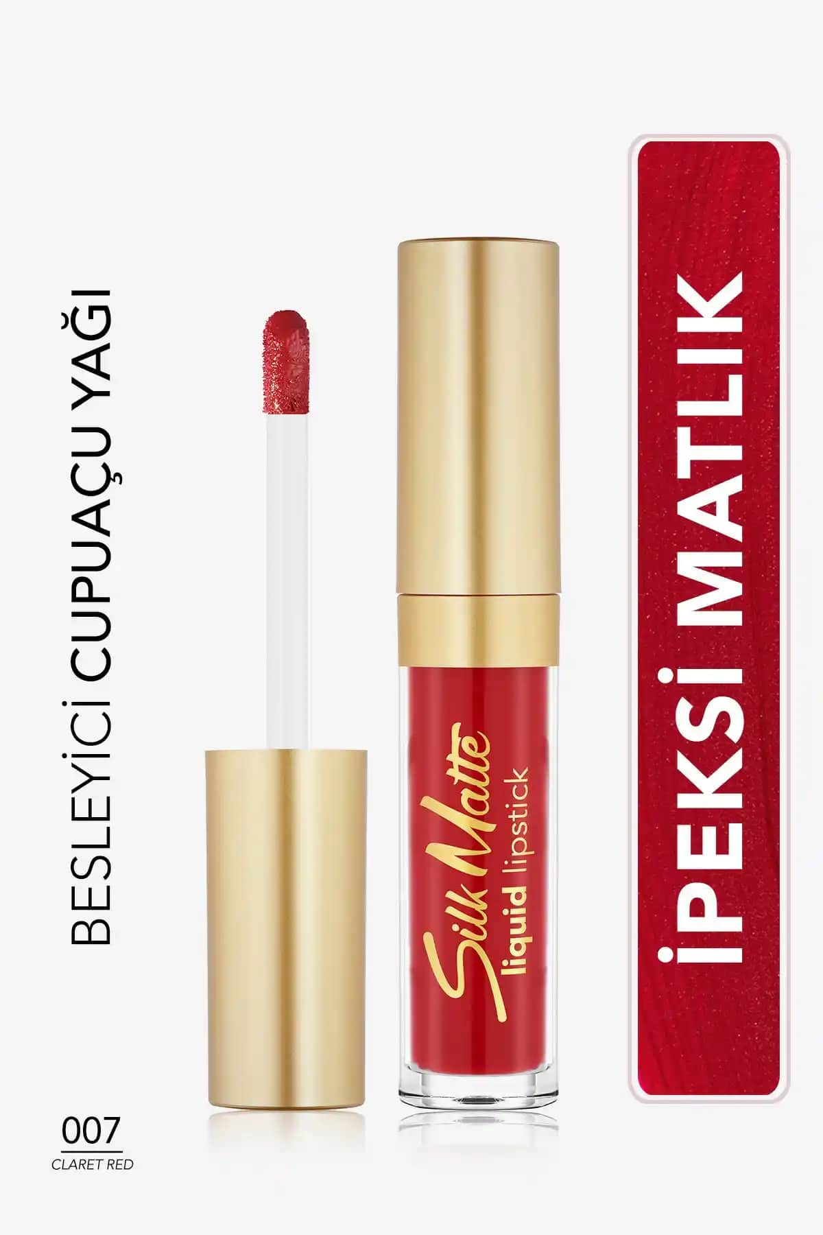 Flormar Kadife Dokulu Likit Mat Ruj Karşılaştırması: 007 Claret Red ve 014 Carnation Red