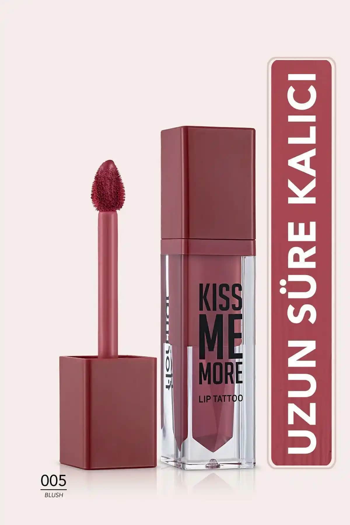Flormar Kiss Me More Lip Tattoo No: 05 Likit Mat Ruj ile Doğal ve Kalıcı Dudaklar