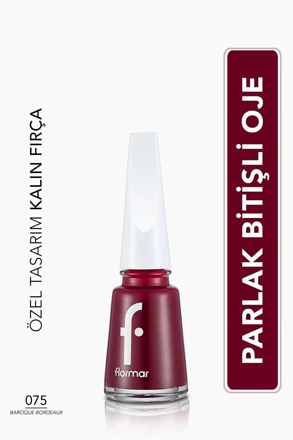 Flormar Klasik Parlak Oje Karşılaştırması: 075 Baroque Bordeaux ve 501 A Little Tropical