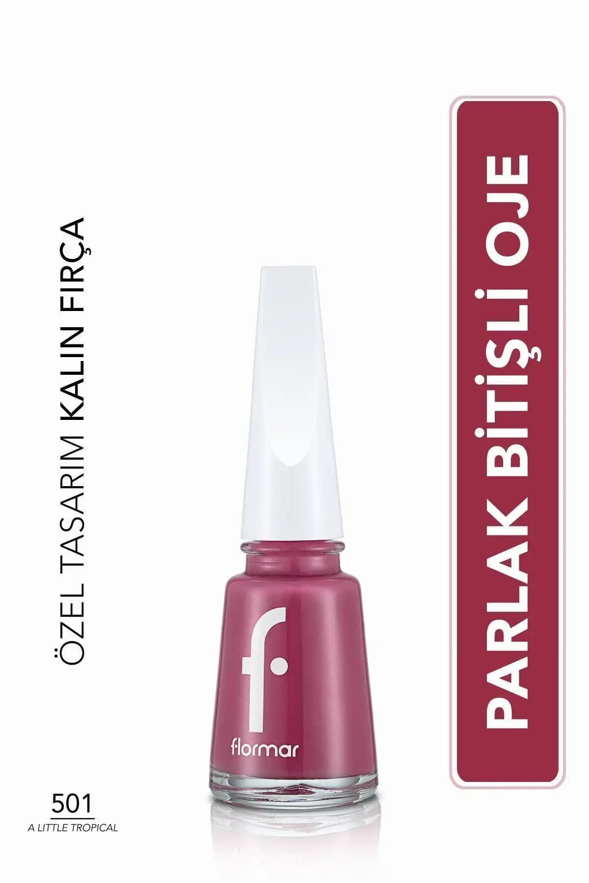 Flormar Klasik Parlak Oje Serisi Karşılaştırması 497 Celadon Glaze ve 501 A Little Tropical 2