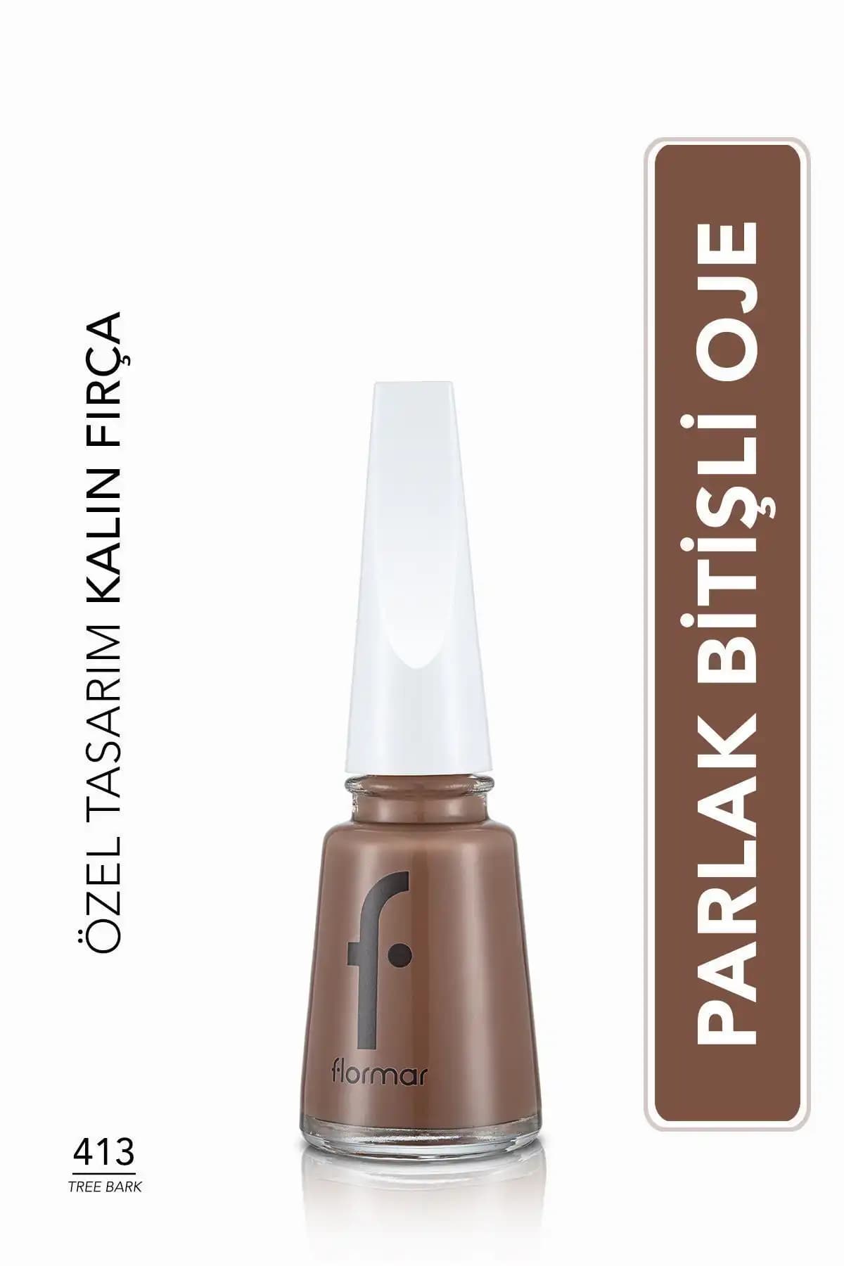 Flormar Klasik Parlak Oje ve Nail Enamel Fne-413 Tree Bark Karşılaştırması 2