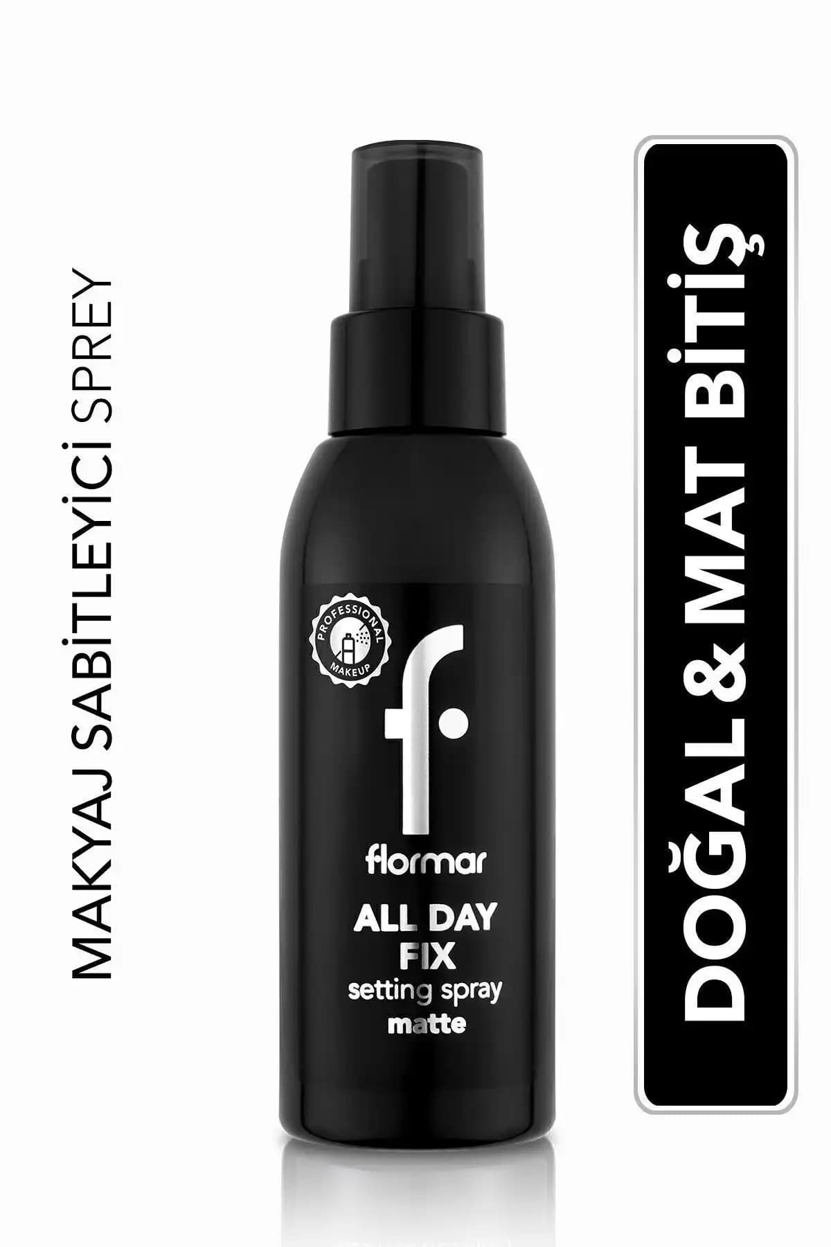 Flormar Mat Bitişli Makyaj Sabitleyici Sprey Uzun Süre Kalıcılık ve Tazelik Sağlar