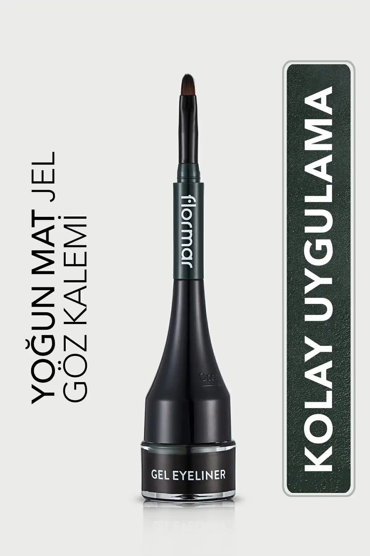 Flormar Mat Jel Eyeliner Karşılaştırması Siyah ve Yeşil Modellerin Özellikleri 2