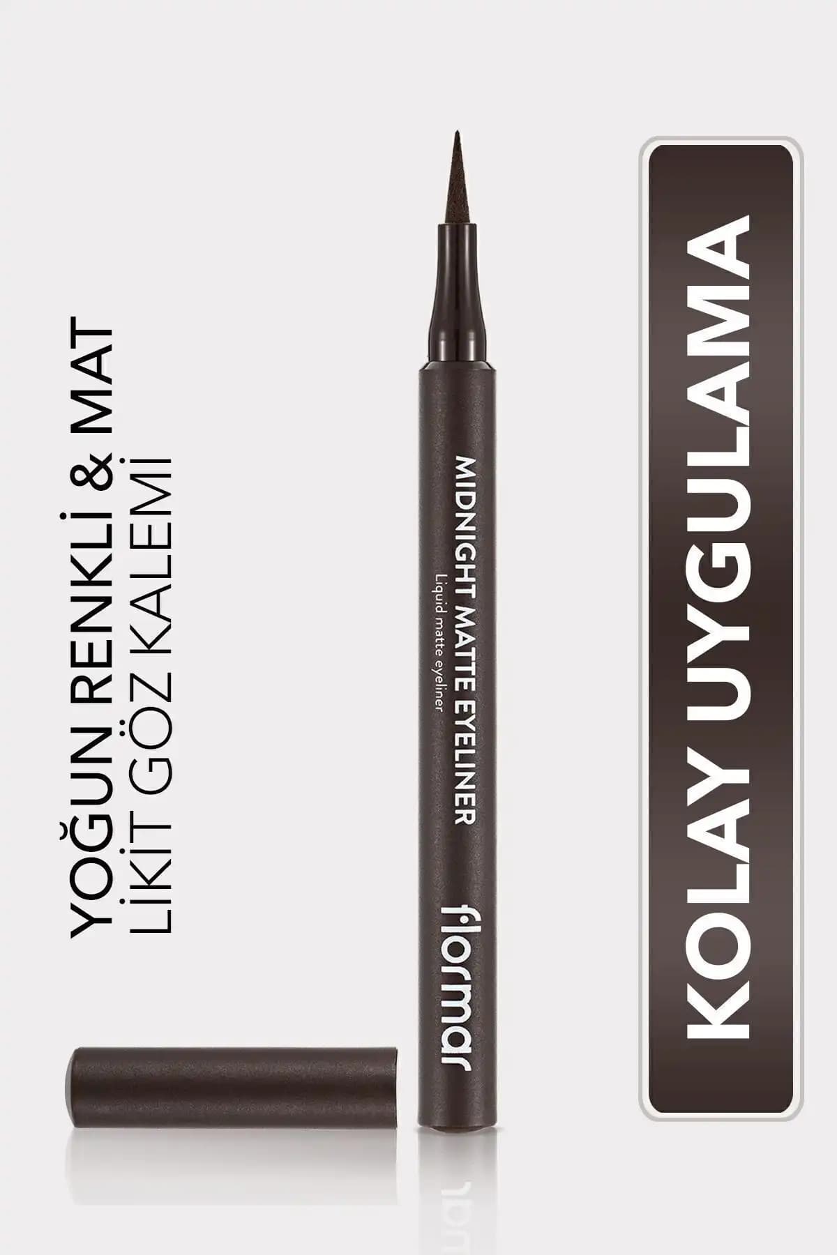 Flormar Mat Likit Kalem Eyeliner ve Suya Dayanıklı Asansörlü Göz Kalemi Karşılaştırması 1