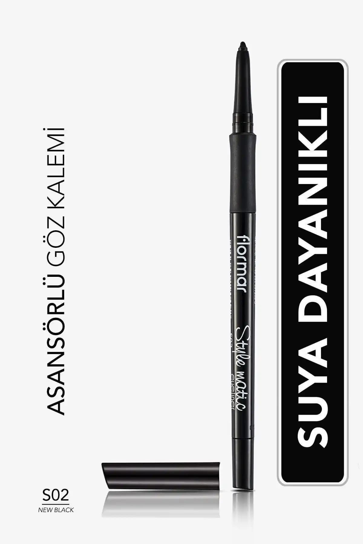 Flormar Mat Likit Kalem Eyeliner ve Suya Dayanıklı Asansörlü Göz Kalemi Karşılaştırması 2