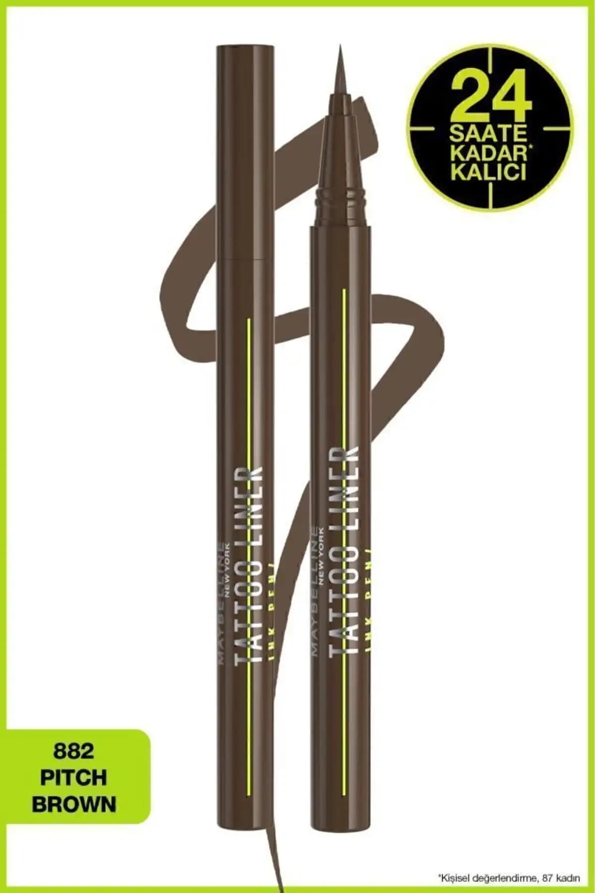Flormar Mat Likit Kalem ve Maybelline Tattoo Liner Karşılaştırması 2