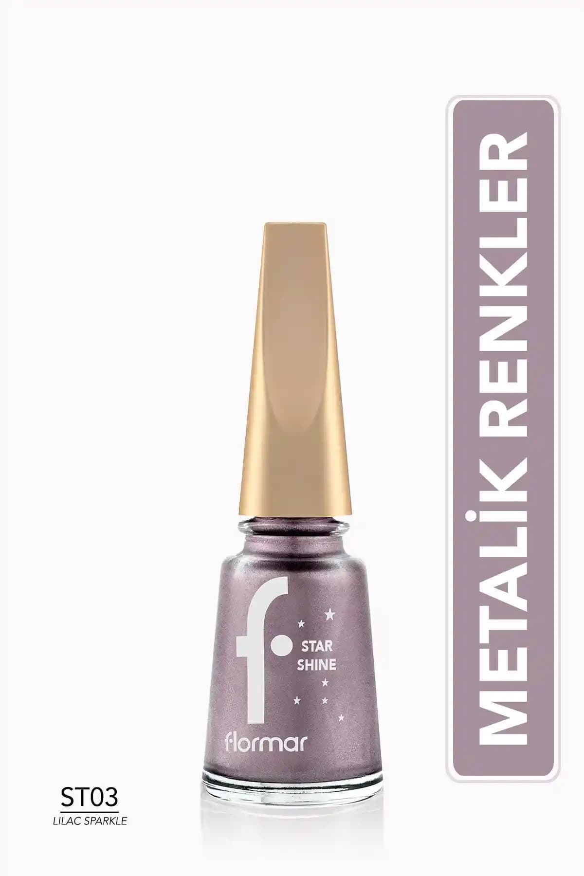 Flormar Metalik Parlak Oje Karşılaştırması: 003 Lilac Sparkle ve 004 Night Out Özellikleri